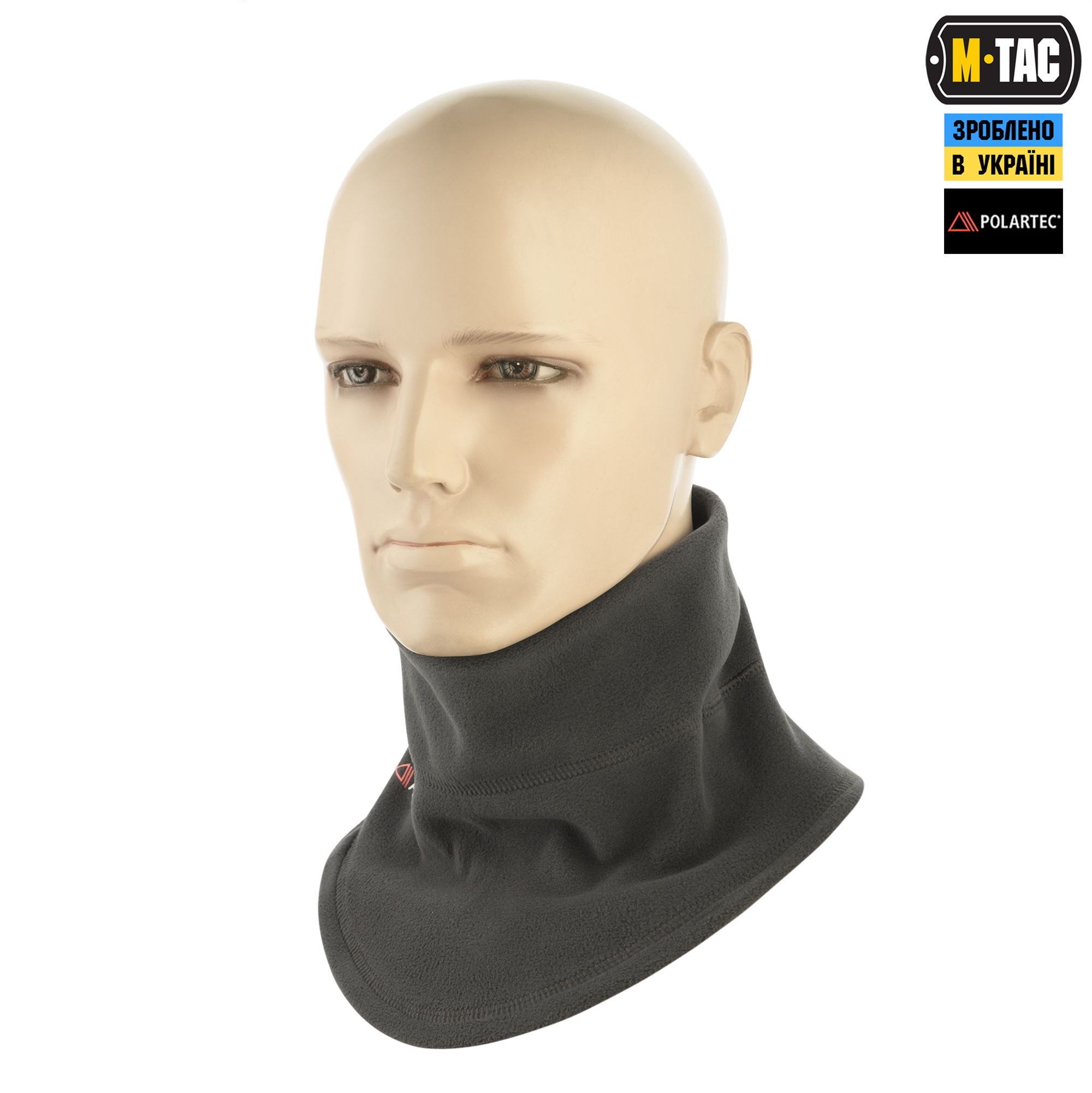 M-Tac шарф-труба анатомический Polartec Dark Grey () — 3