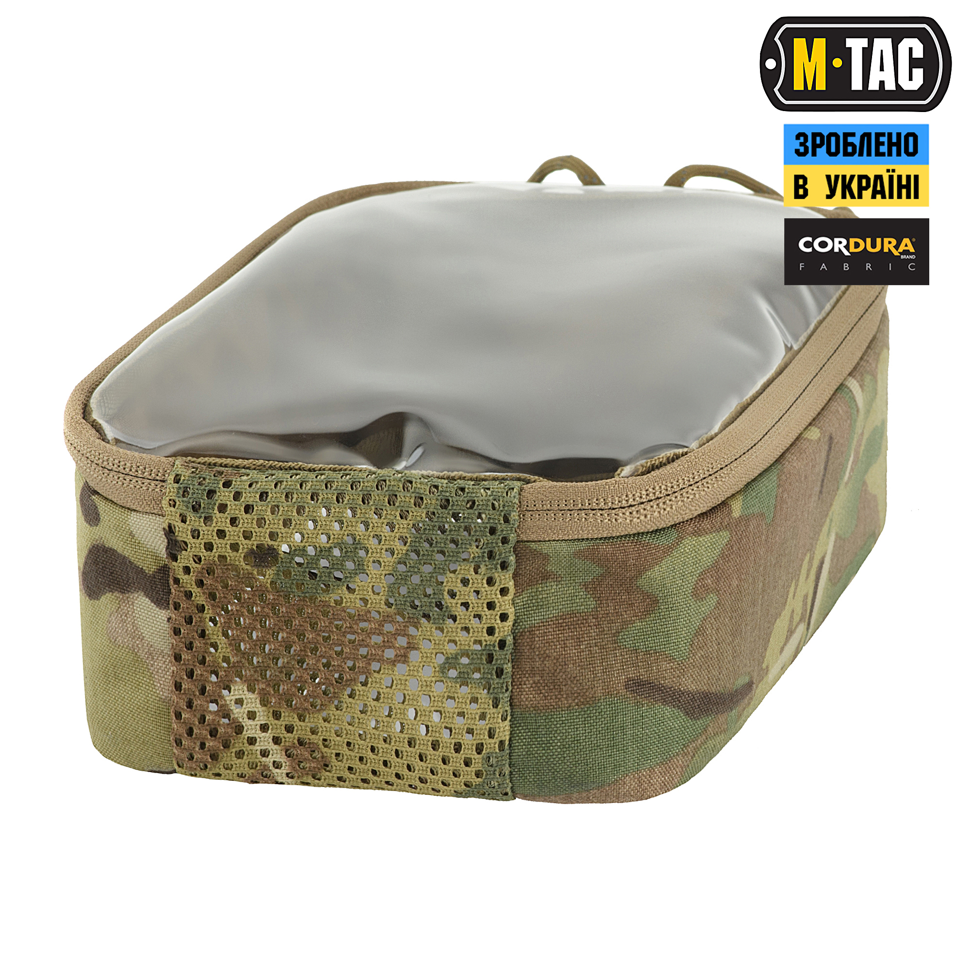 M-Tac органайзер утилитарный прозрачный Elite Small (22х14 см) Multicam — 5