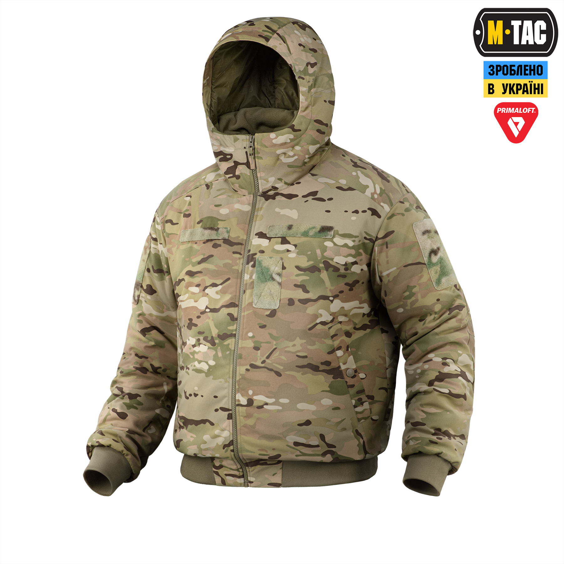 M-Tac куртка MA-1 Hooded Military Primaloft MC — 6