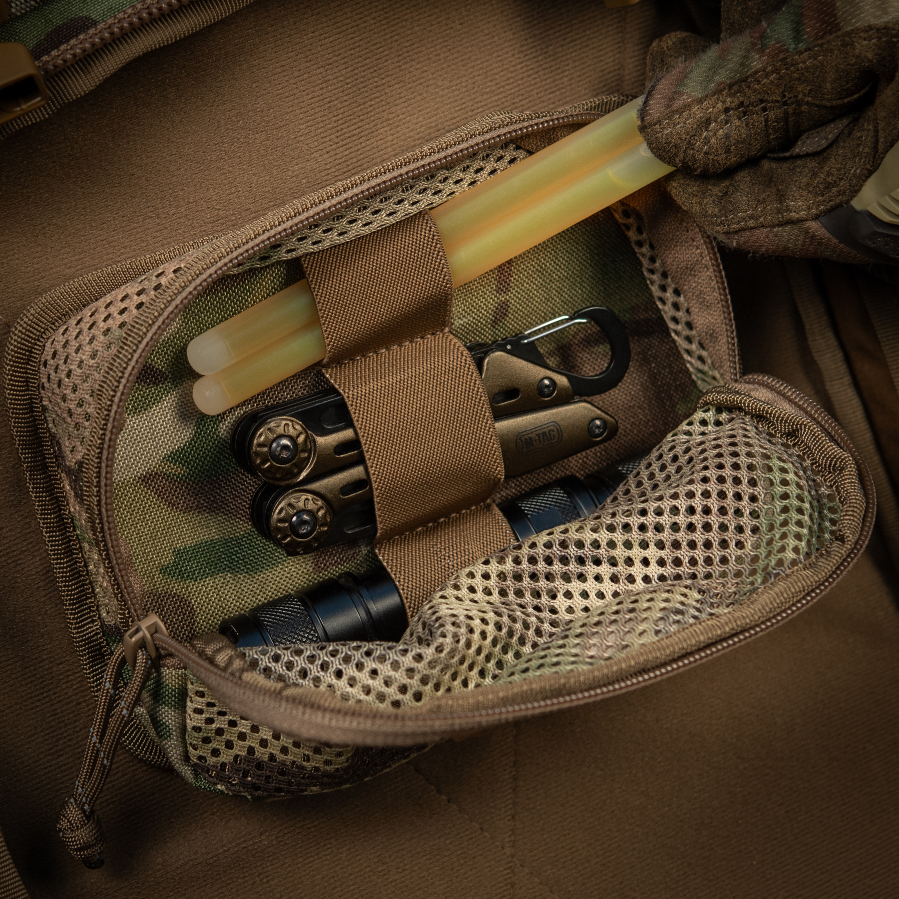 M-Tac вставка модульная карман на молнии Multicam — 11