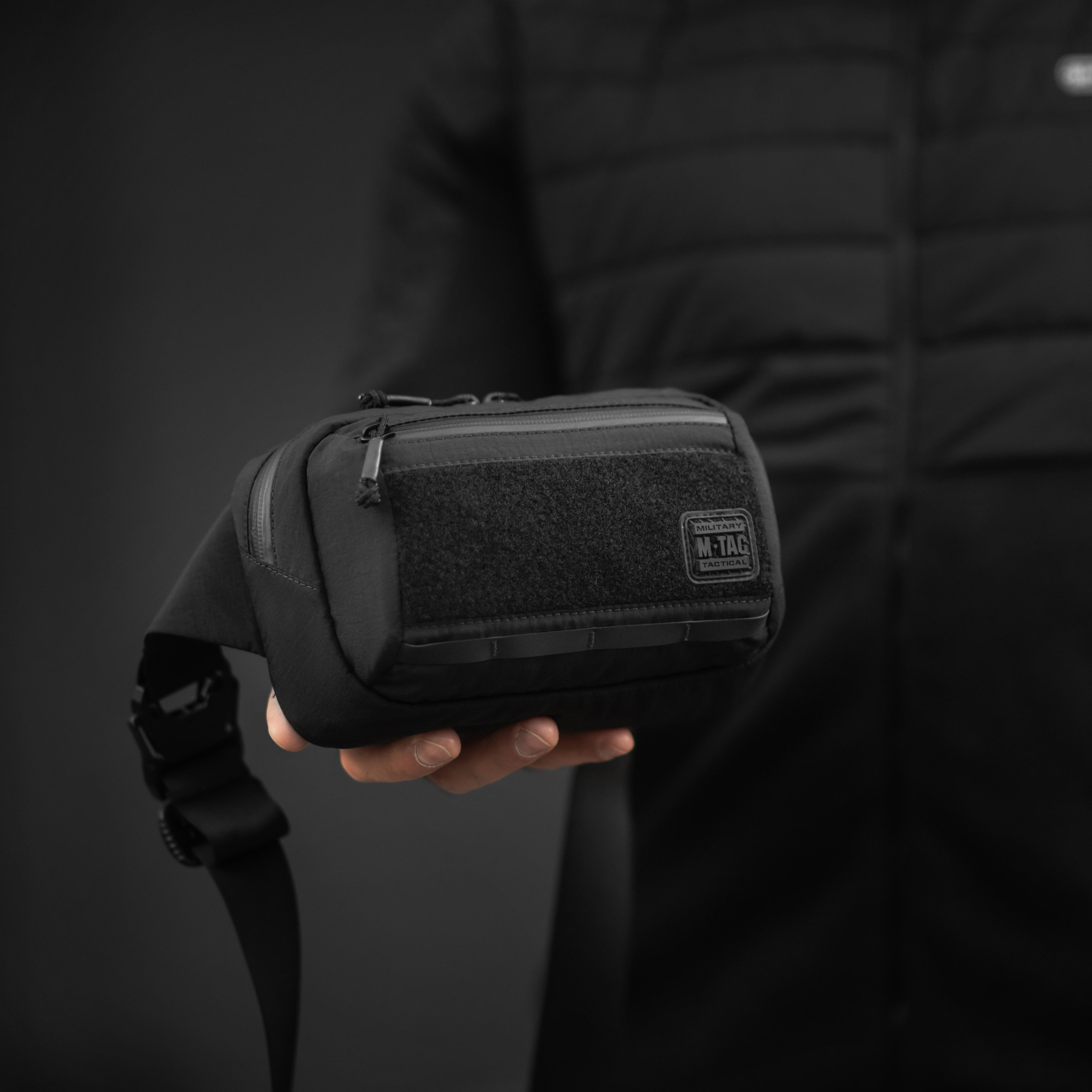 M-Tac сумка City Waist Bag с липучкой Lite-NR Elite Black — 25