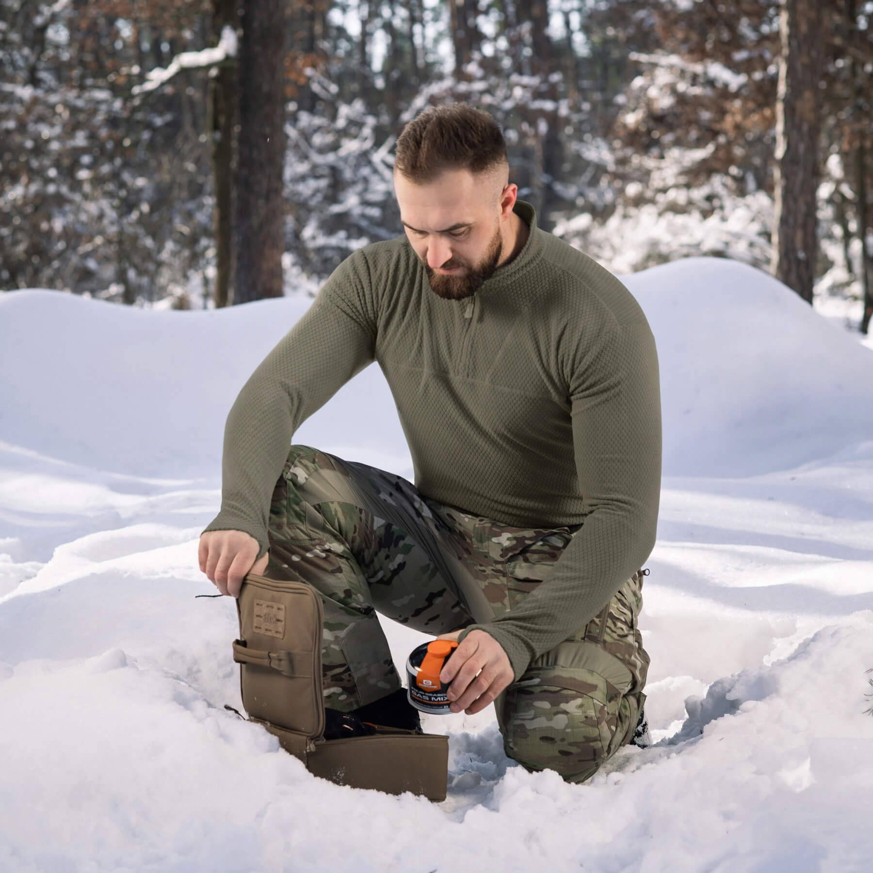 M-Tac терморубашка флис Delta Level 2 Hex Tan — 24