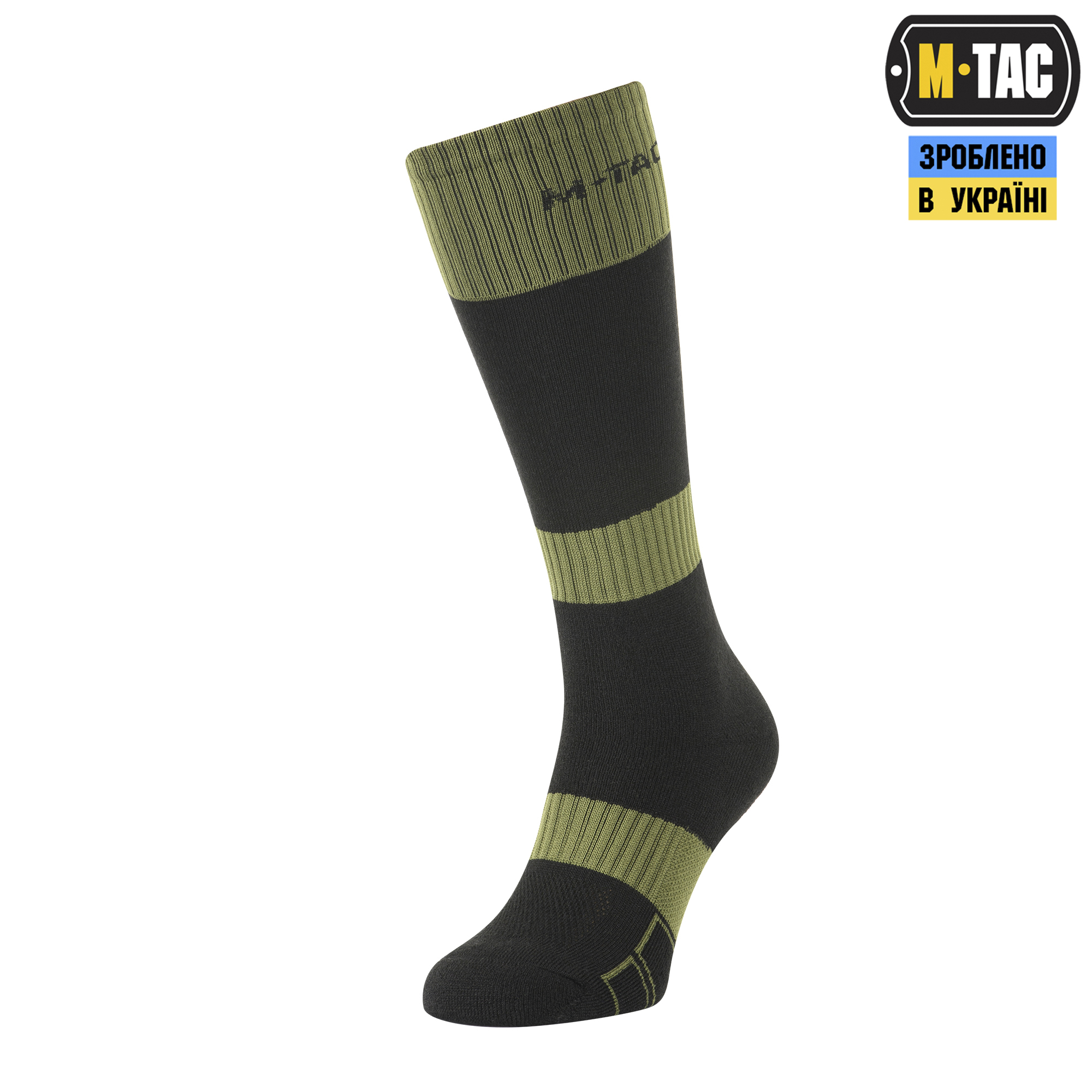 M-Tac шкарпетки зимові Ranger Wool Black/Olive — 2