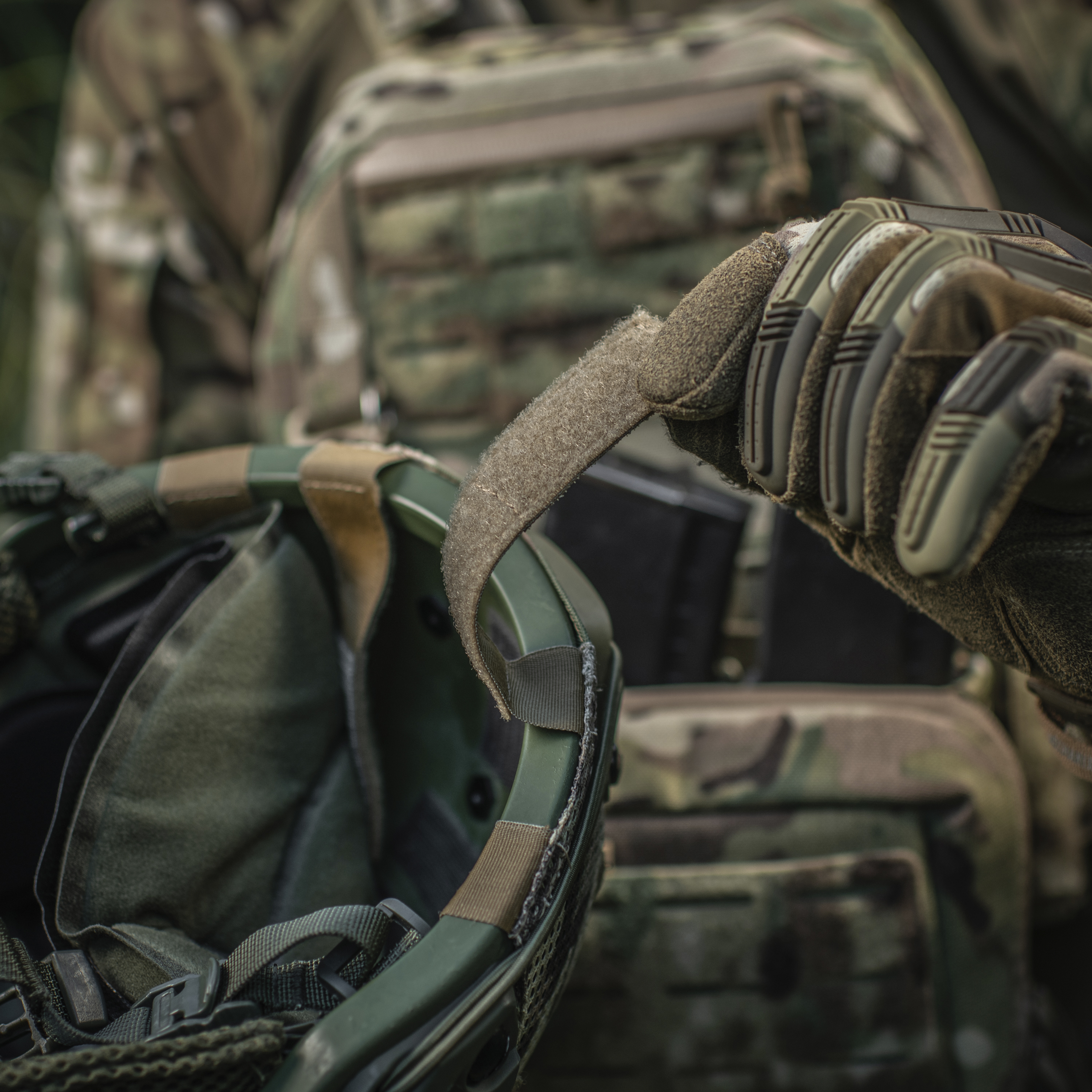 M-Tac кавер на шлем под Shroud Multicam — 26