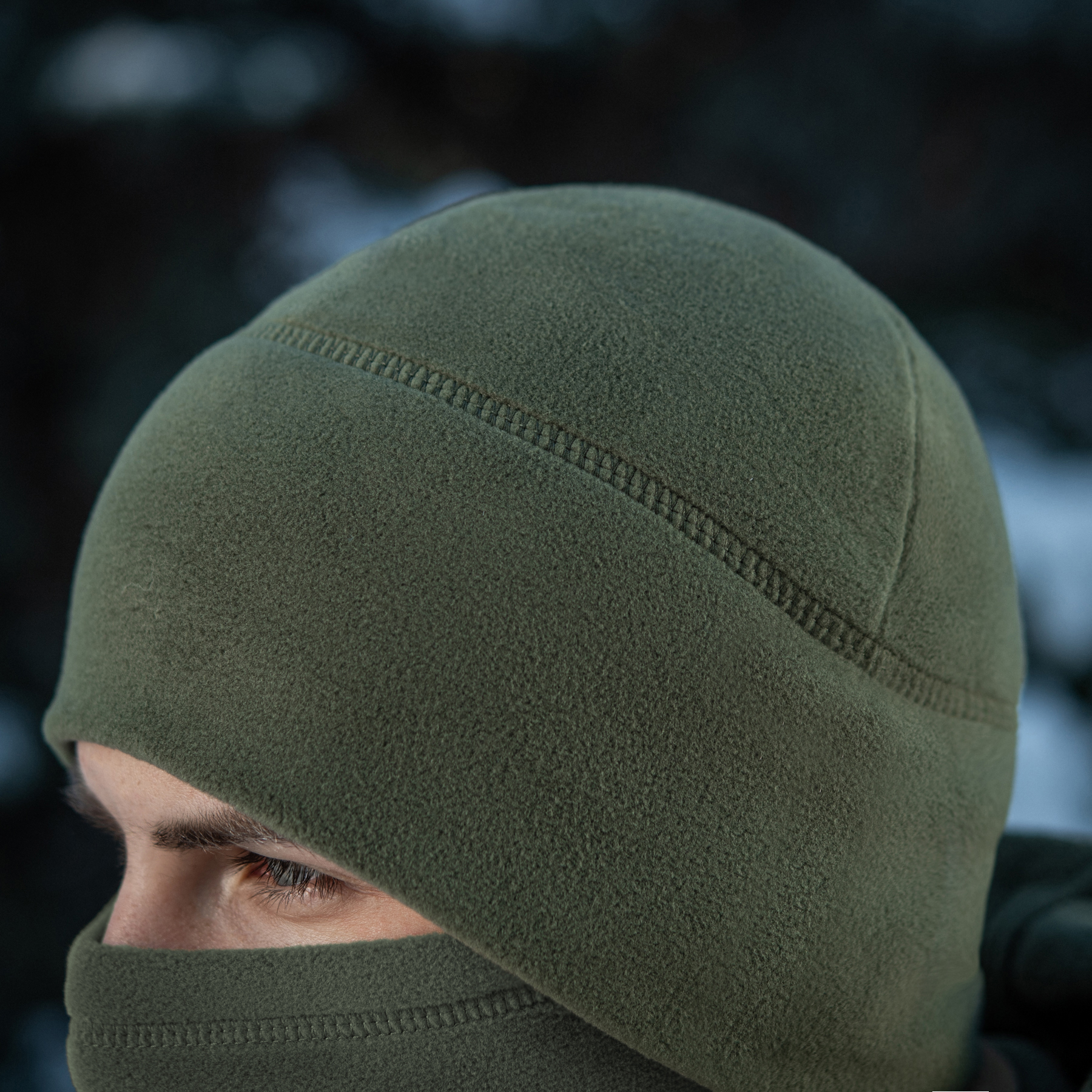 M-Tac шапка Watch Cap флис Light Polartec Gen.II Army Olive — 7