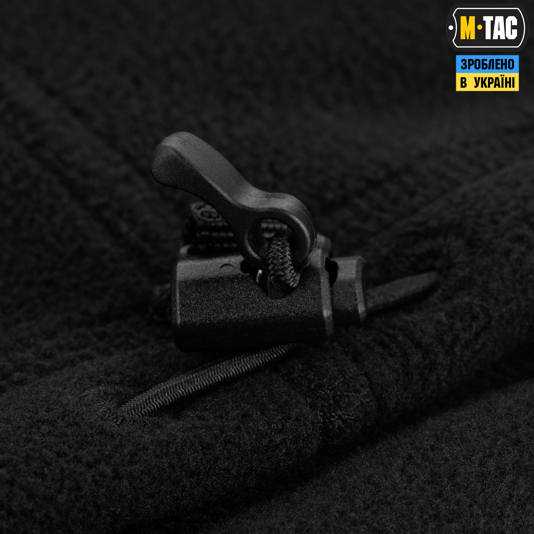 M-Tac шарф-труба анатомический с затяжкой Elite флис (320г/м2) Black — 5