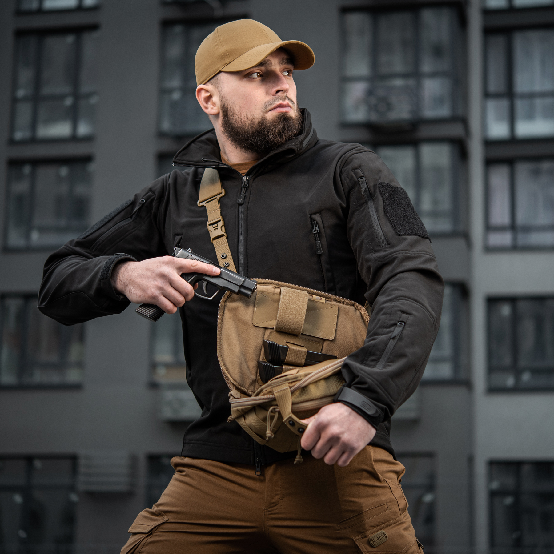 M-Tac сумка Sphaera Hex Hardsling Bag Large Elite Coyote — 13