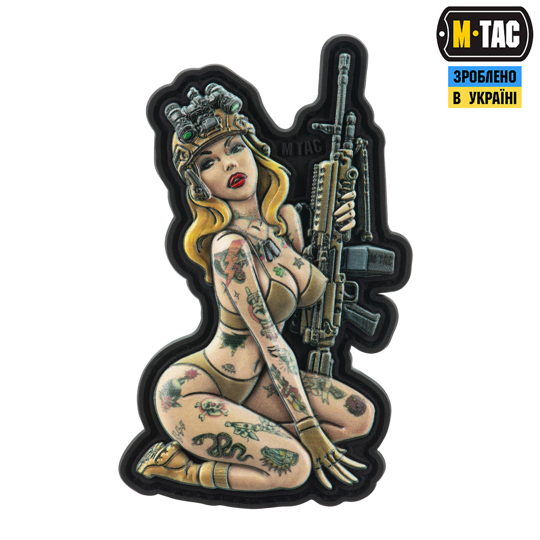 M-Tac нашивка girl №5 PVC Hooligan — 2