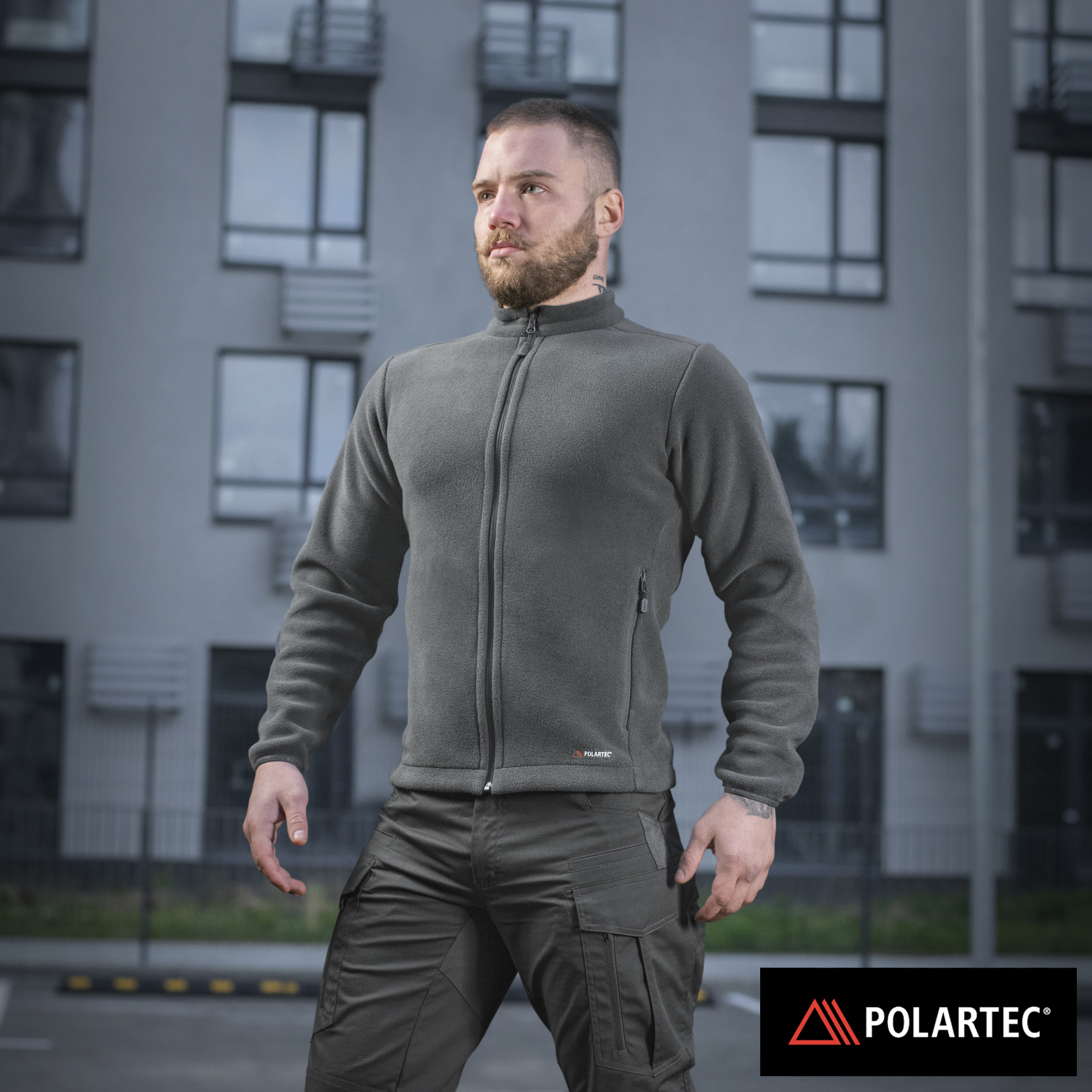 M-Tac кофта Nord Fleece Polartec Dark Grey — 21