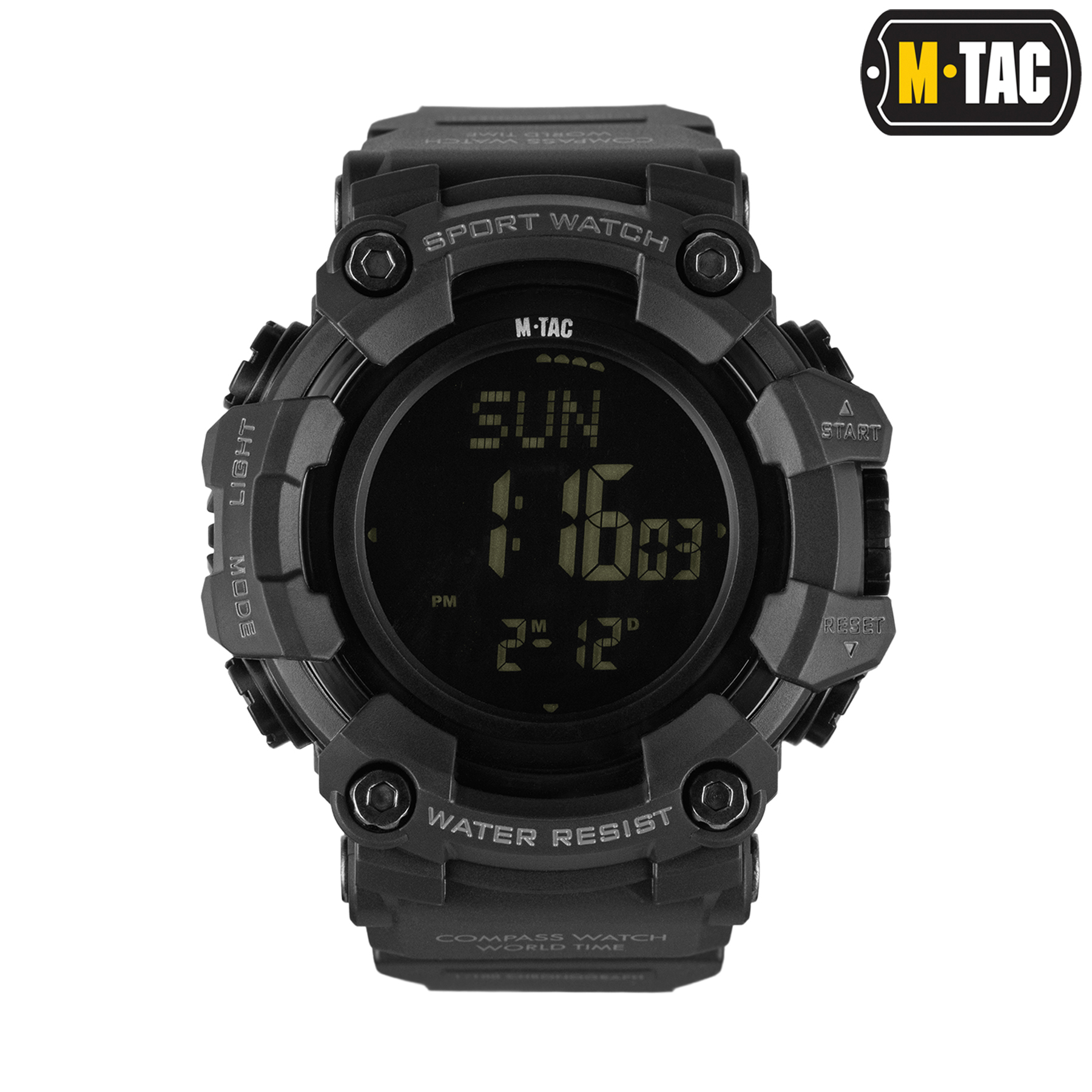 M-Tac часы тактические 2037 Black — 2