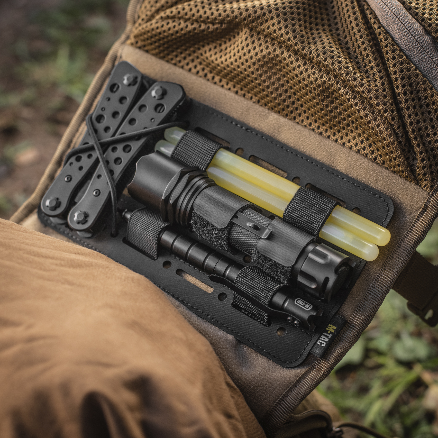 M-Tac вставка модульная MOLLE 19,5х11 Laser Cut Black — 10