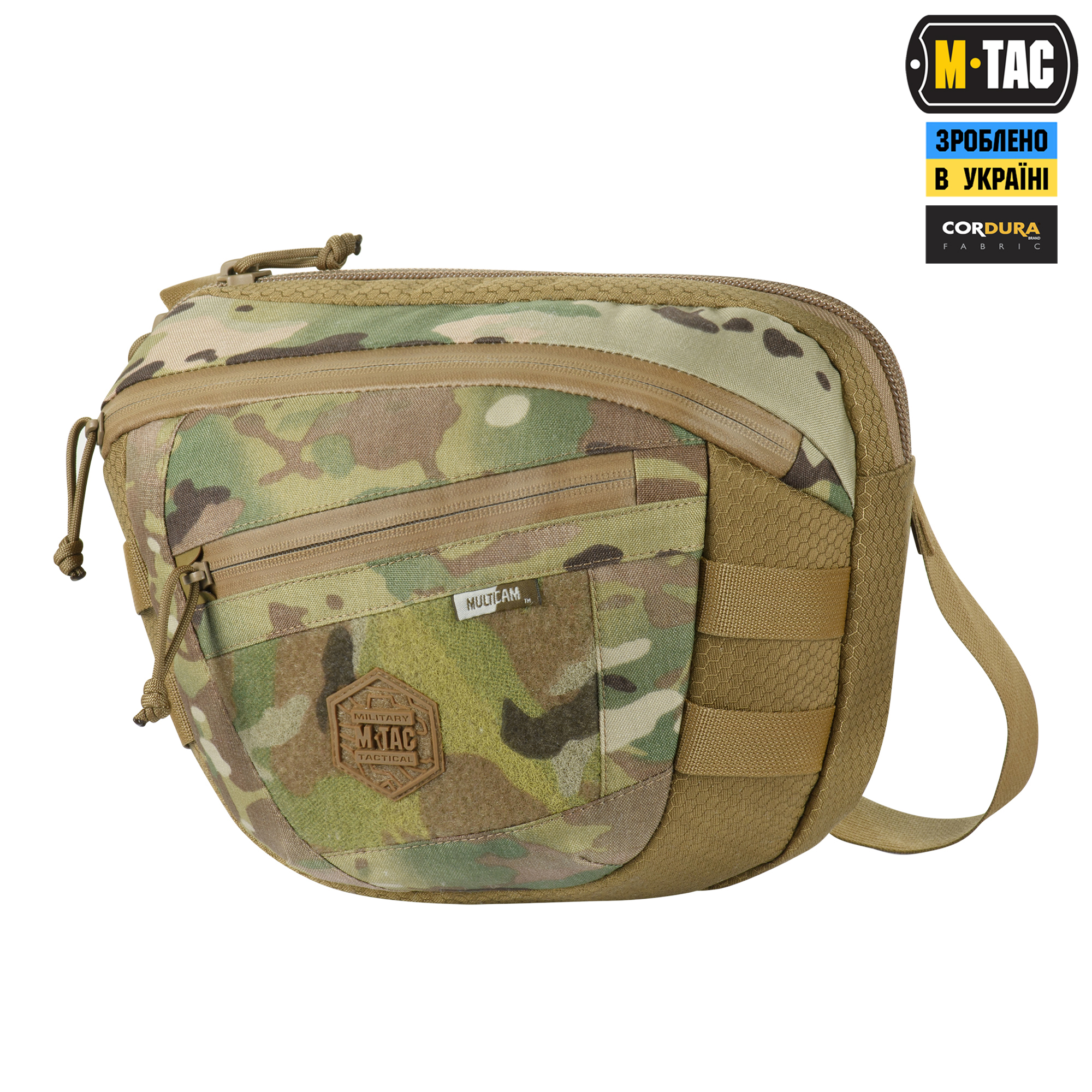 M-Tac сумка Sphaera Hex Hardsling Bag Large с липучкой Elite Multicam/Coyote — 2