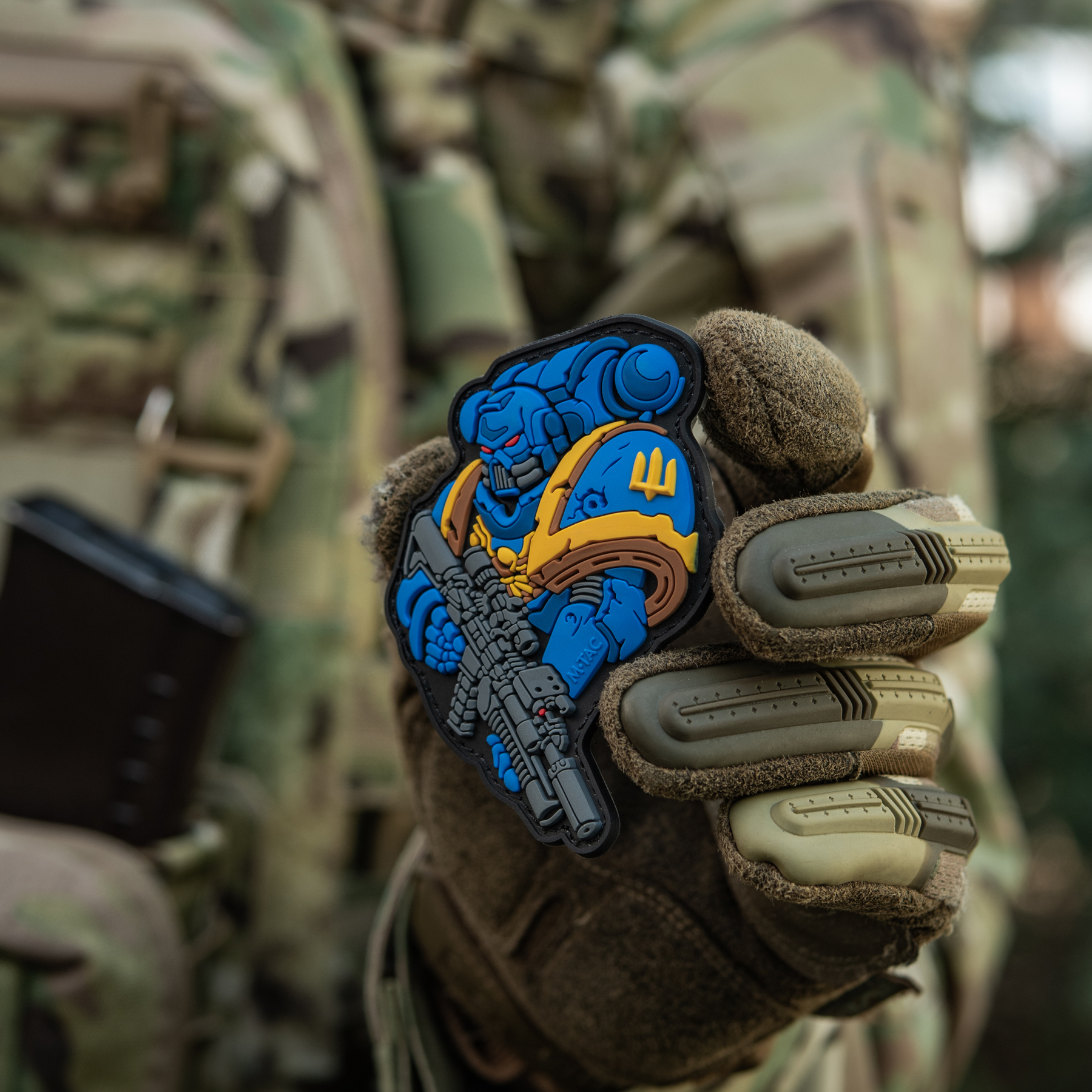 M-Tac нашивка Штурмовик Yellow/Blue — 12