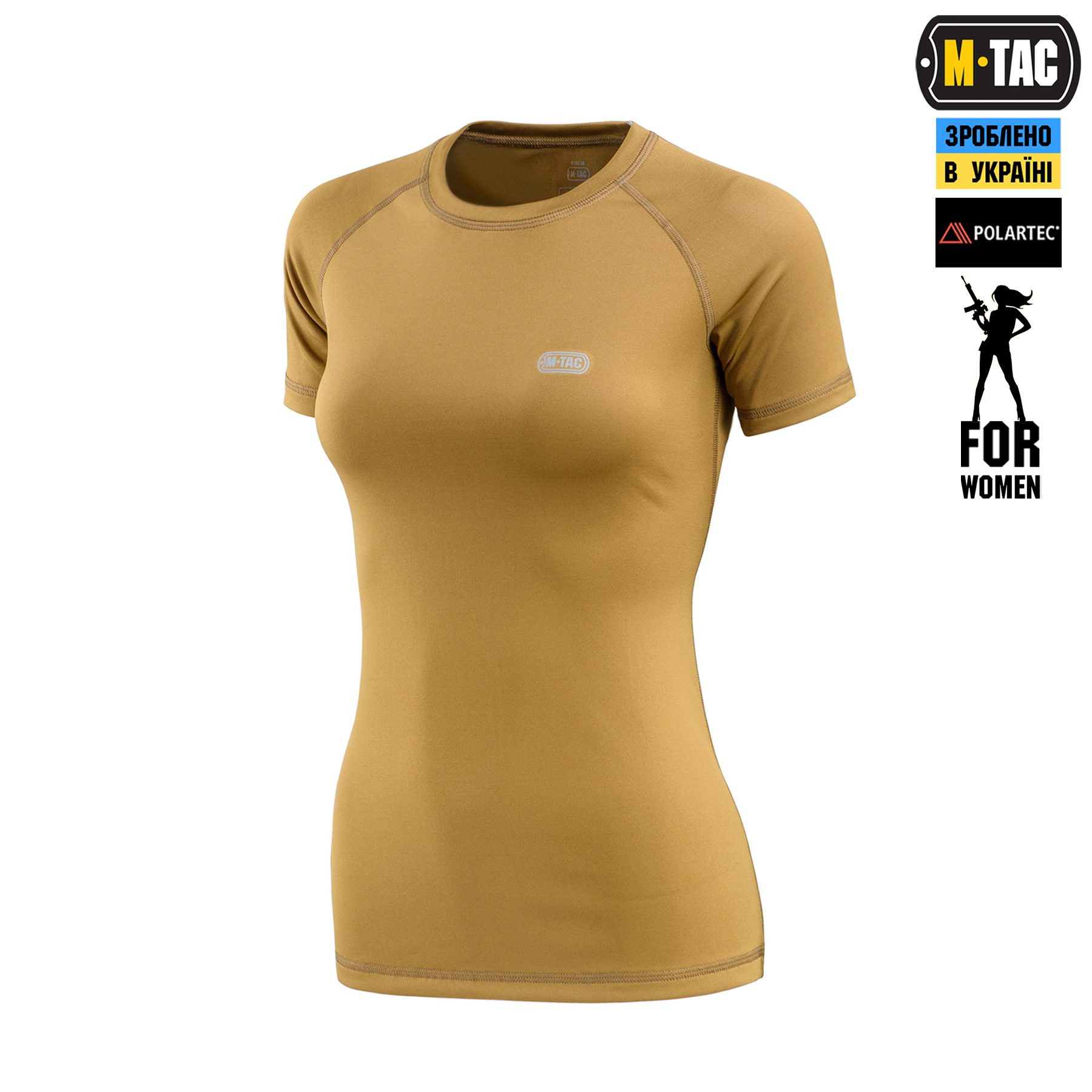 M-Tac футболка Ultra Light Polartec Lady Coyote — 2