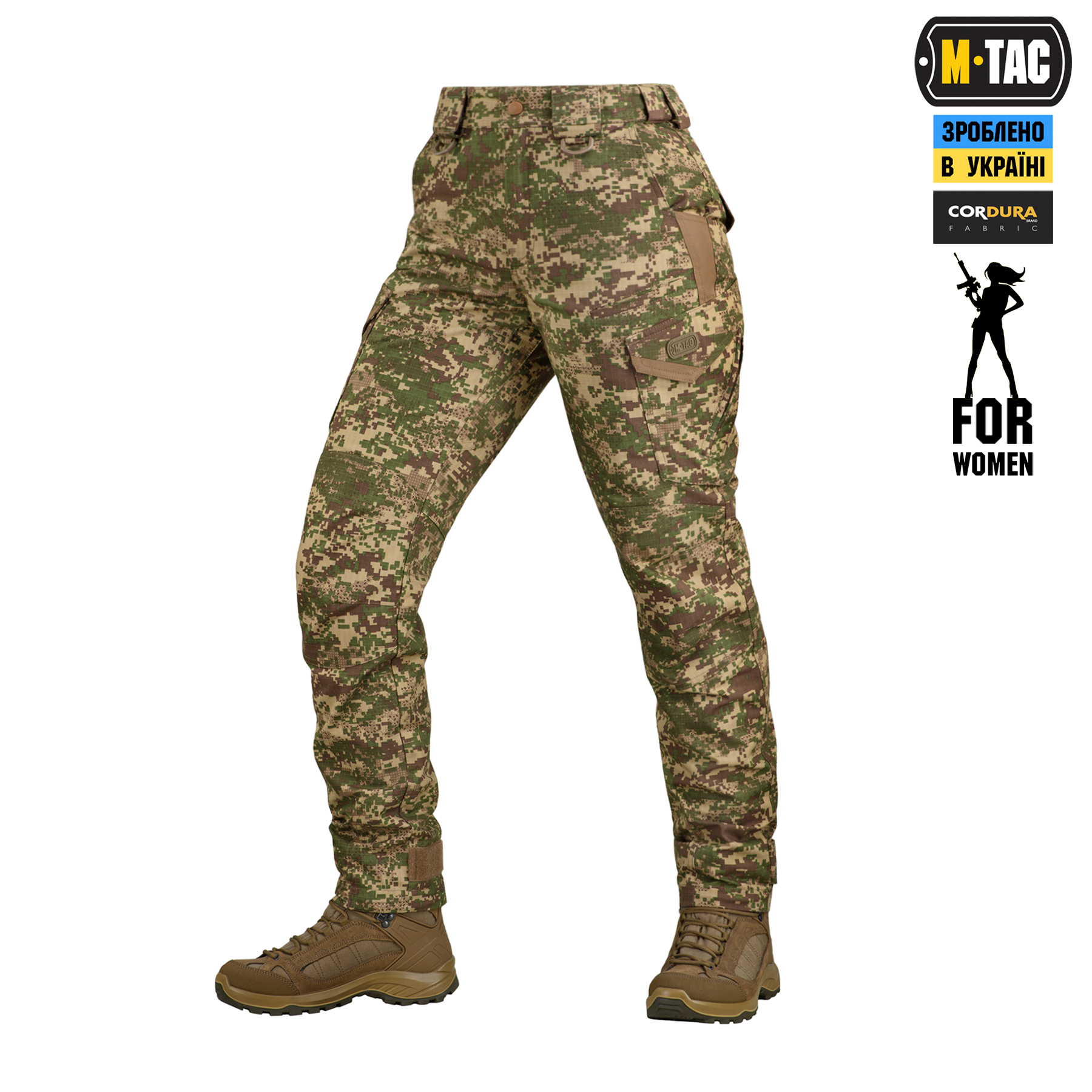 M-Tac брюки Aggressor Lady рип-стоп NGU Camo — 2
