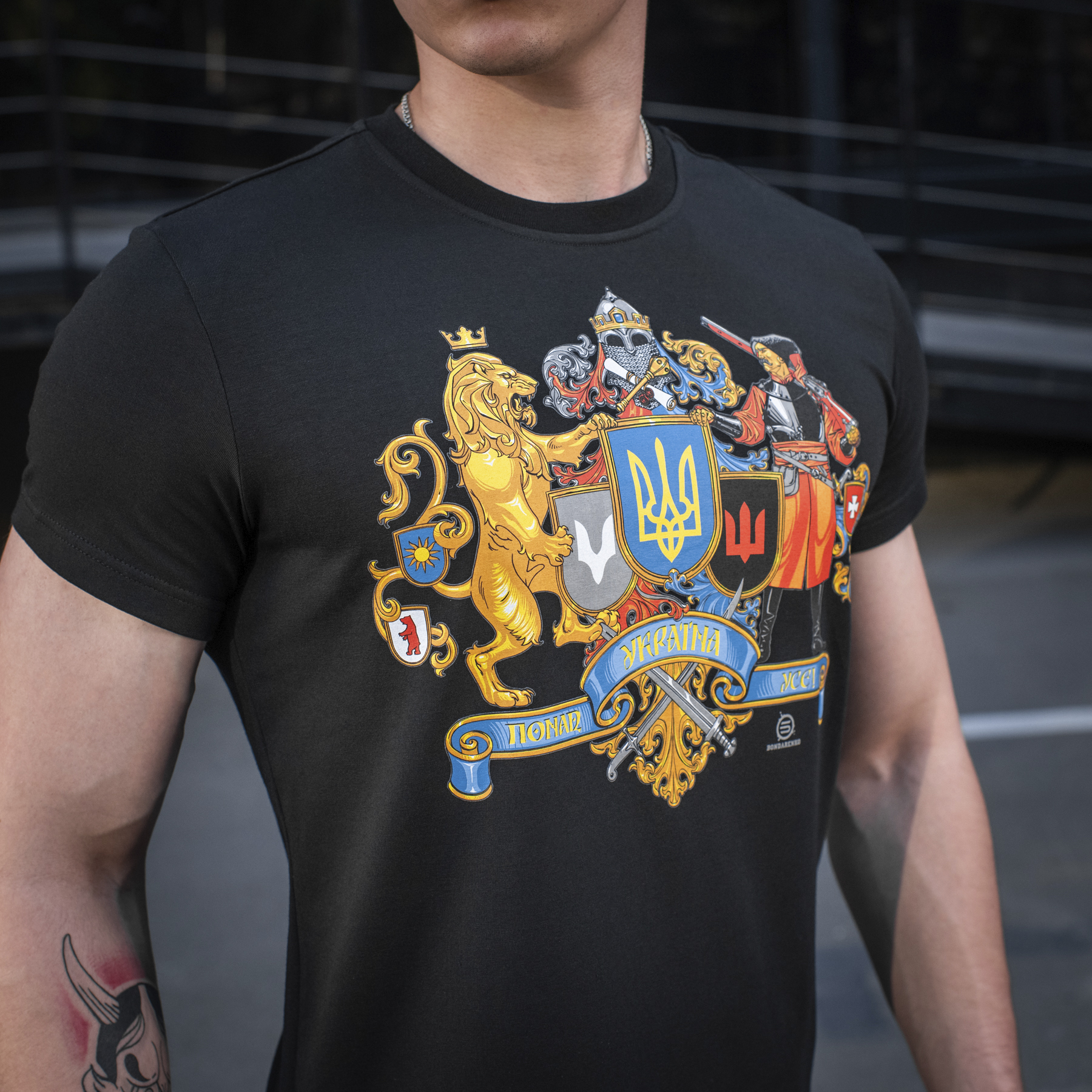 M-Tac футболка Україна понад усе! Black — 12