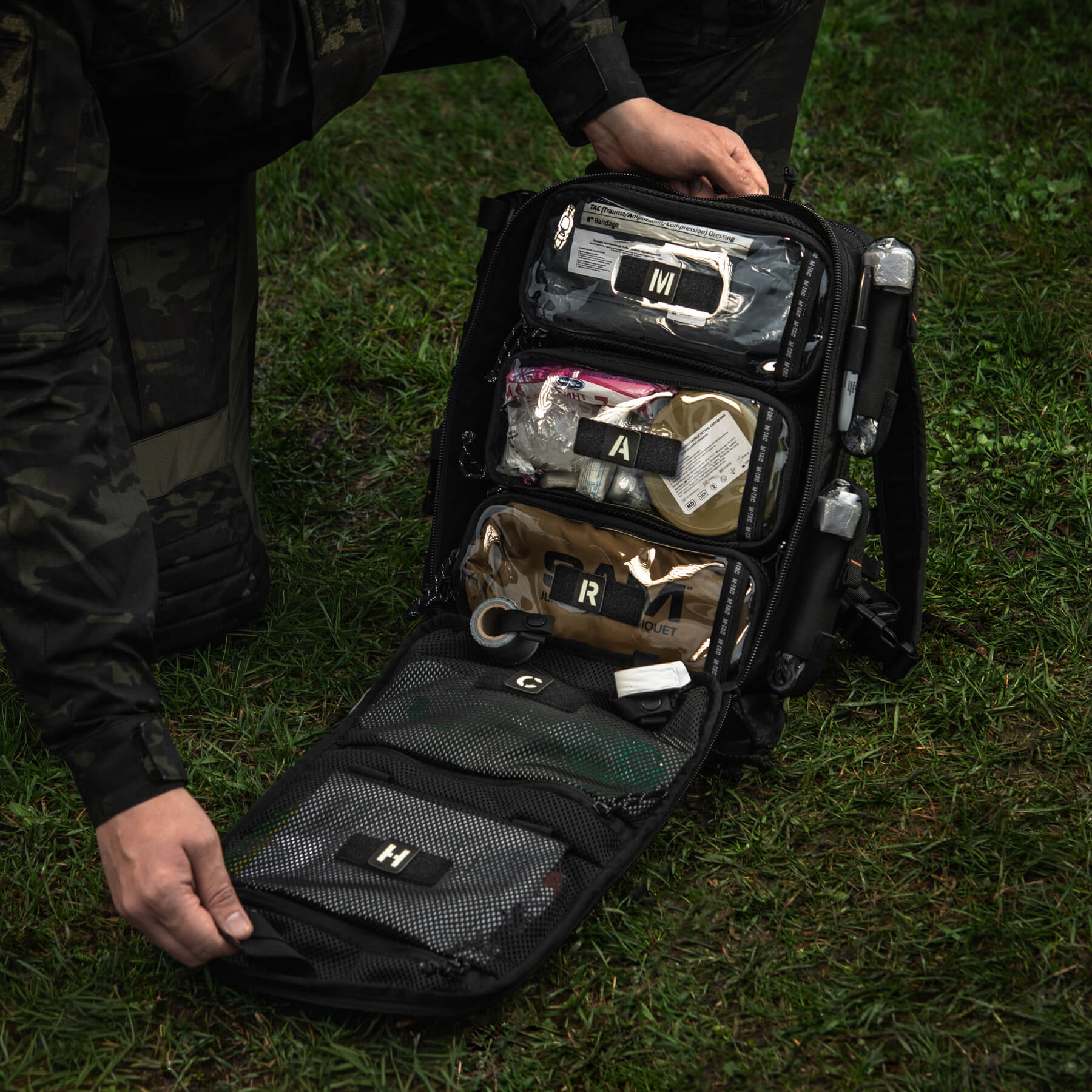 M-Tac нашивка MARCH Black/GID — 11