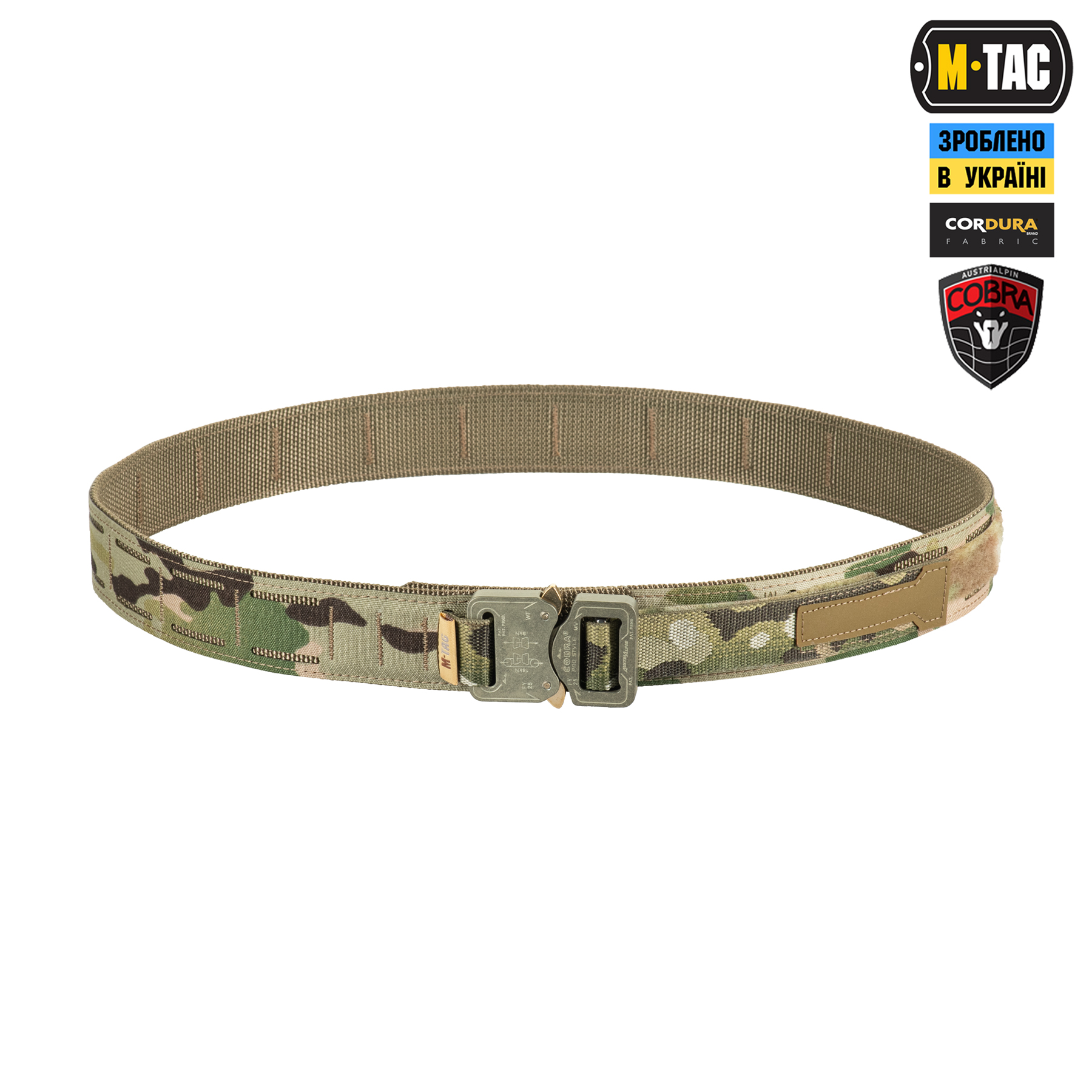 M-Tac ремень Cobra Buckle Belt Laser Cut Multicam — 2