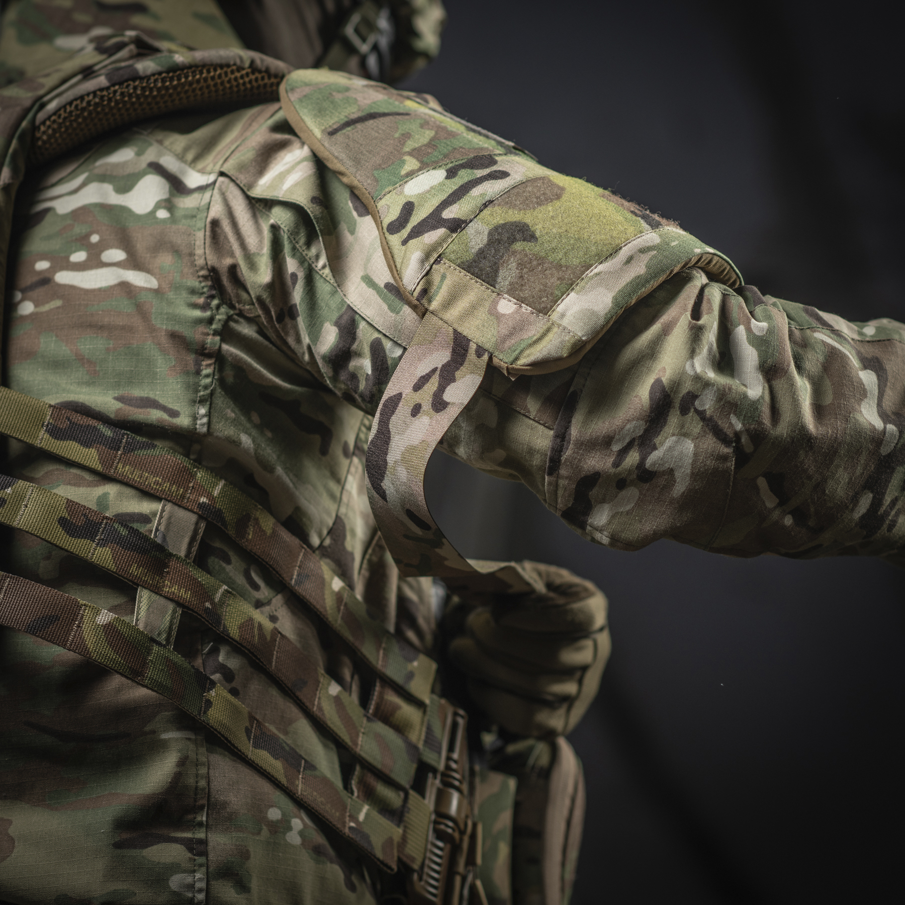 M-Tac плечевая защита с баллистическими пакетами 1 класс (FMS) для Cuirass QRS Multicam — 21