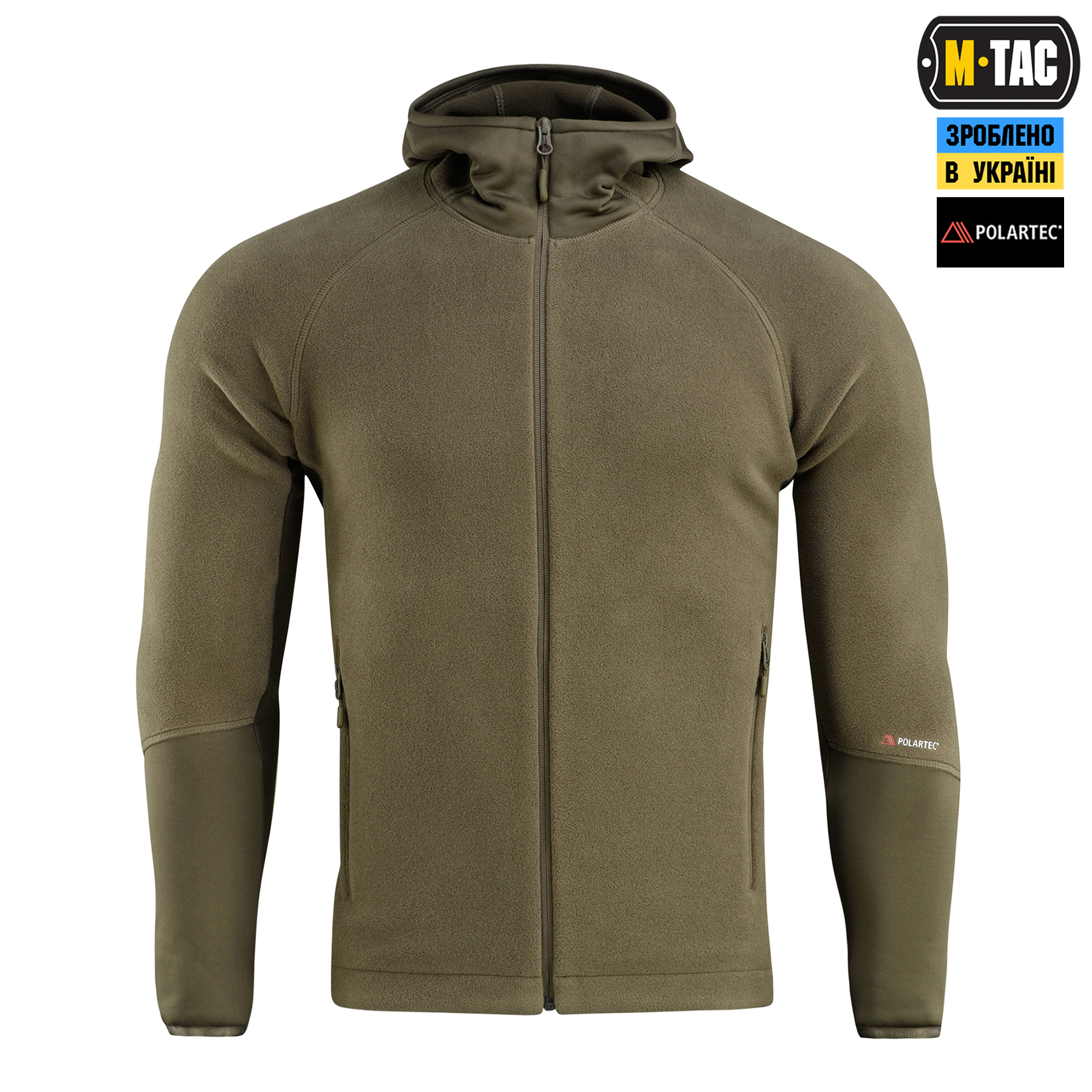 M-Tac кофта Hoodie Polartec Sport Dark Olive — 3