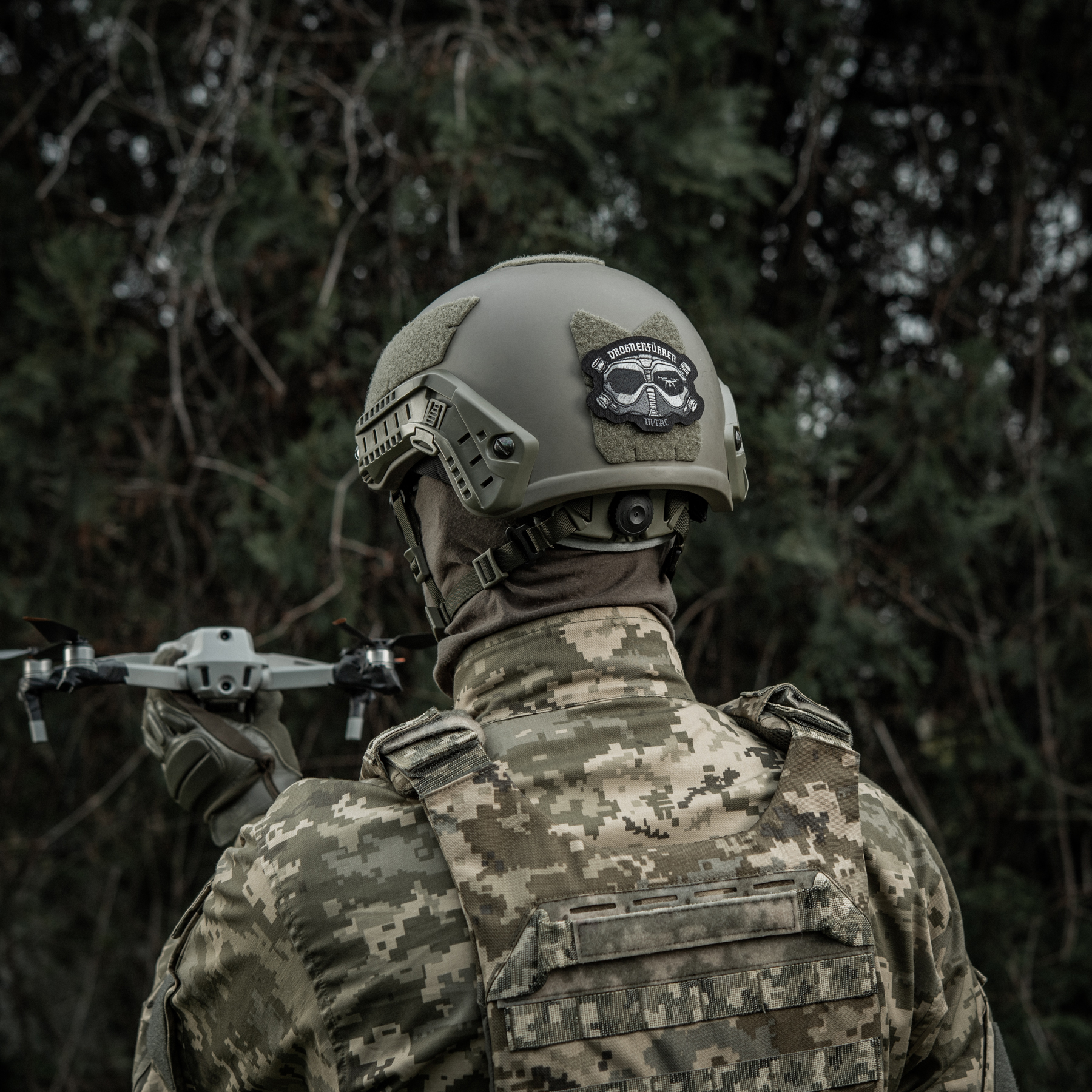 M-Tac нашивка Drohnenführer (вышивка) Black — 10