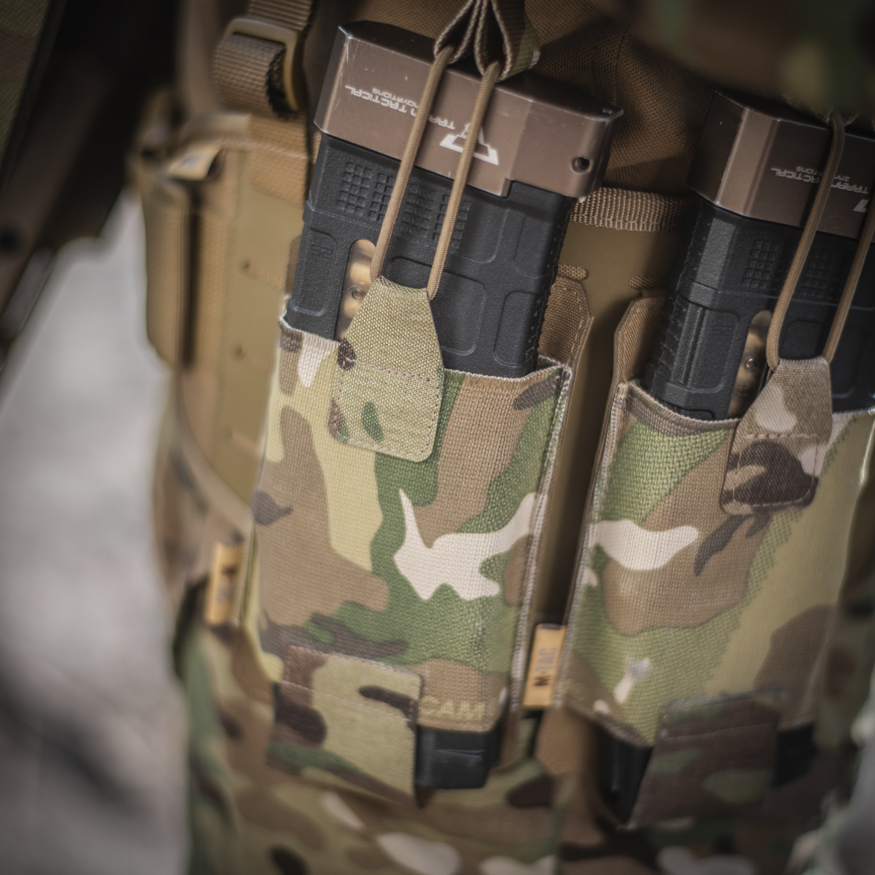 M-Tac подсумок эластичный на 1 магазин Elite Laser Cut Multicam — 9