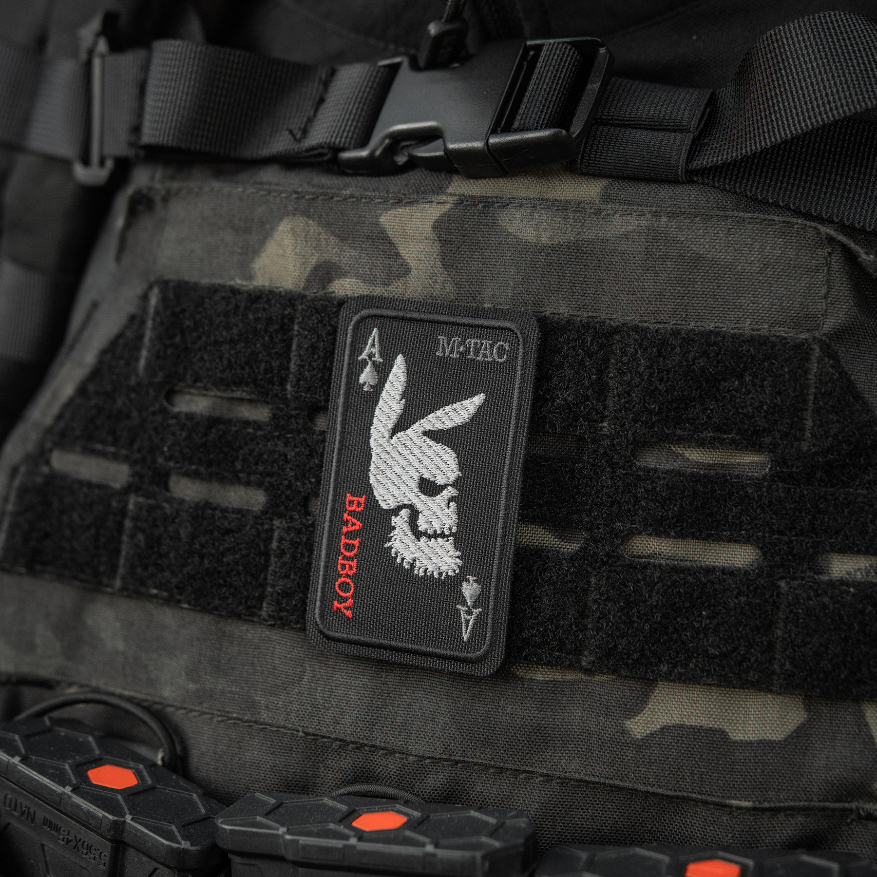 M-Tac нашивка Bad Boy (вишивка) Black — 16
