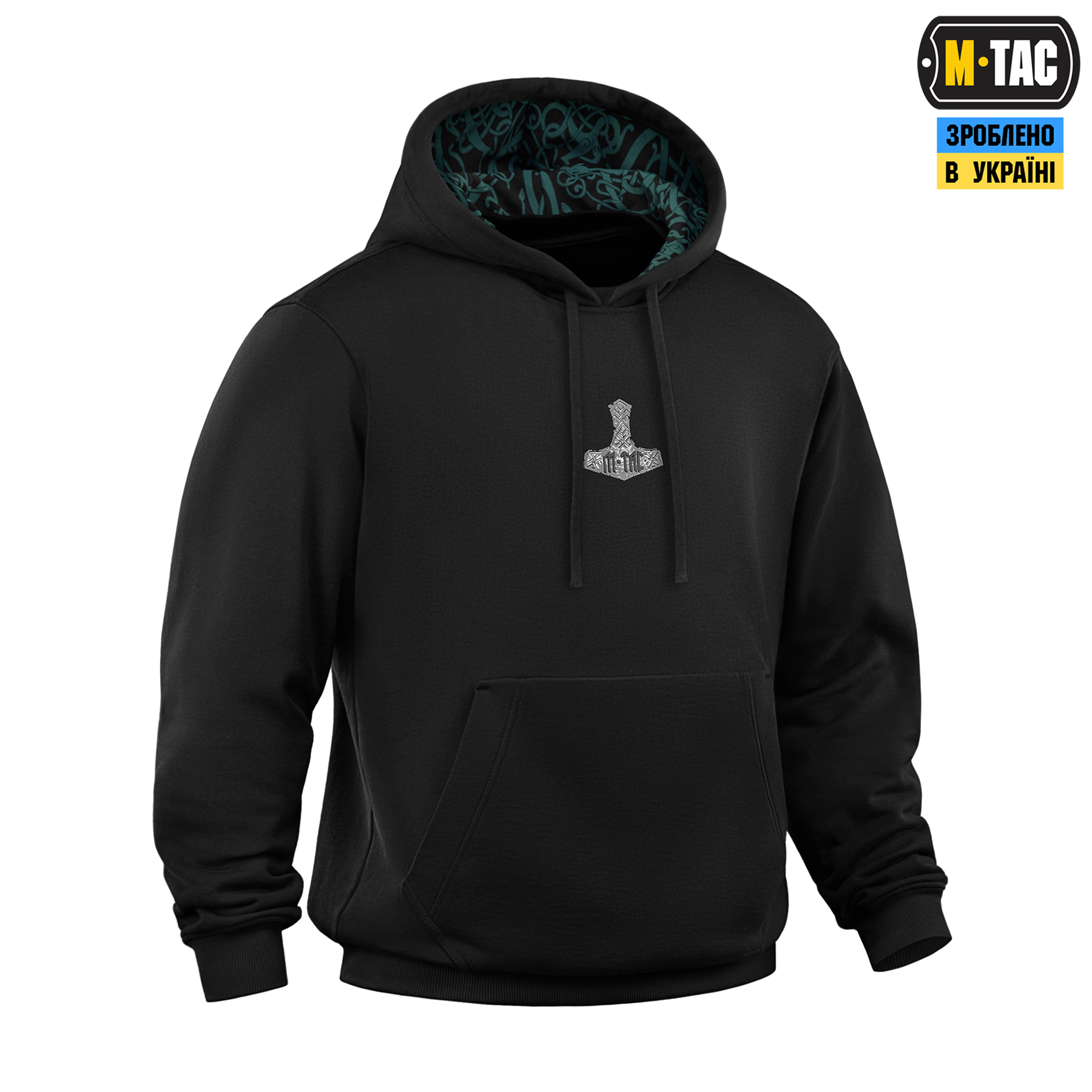 M-Tac кофта Hoodie Ragnarok Cotton Hard Black — 5