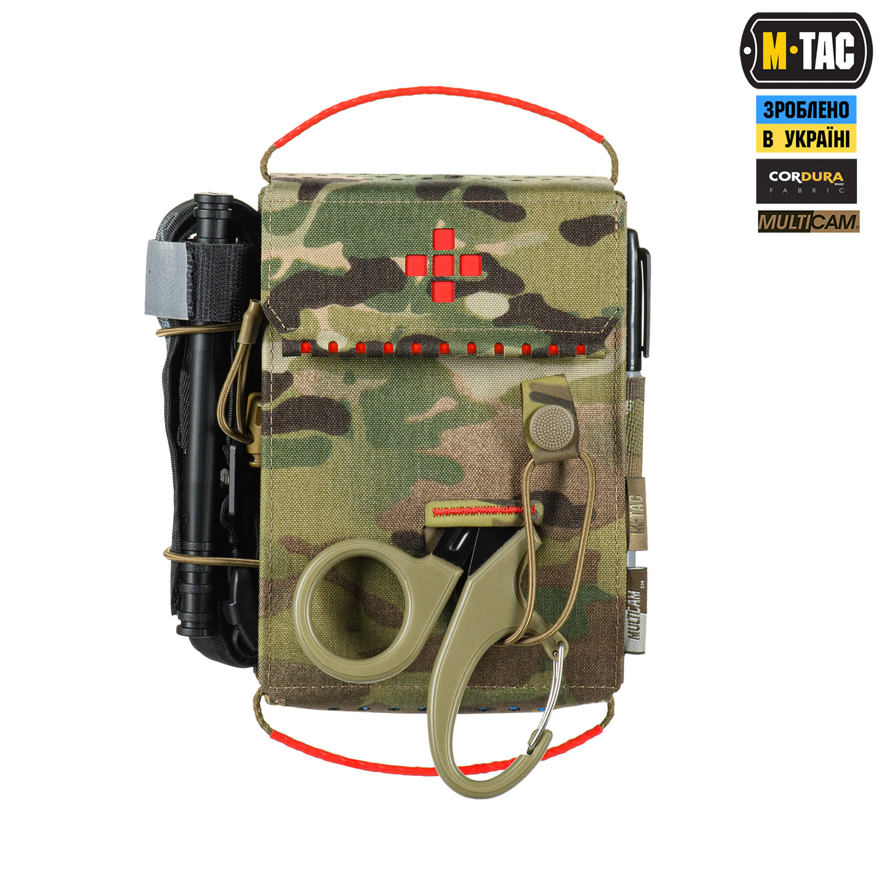 M-Tac Аптечка-вкладыш тактическая индивидуальная IFAK Elite Multicam — 16