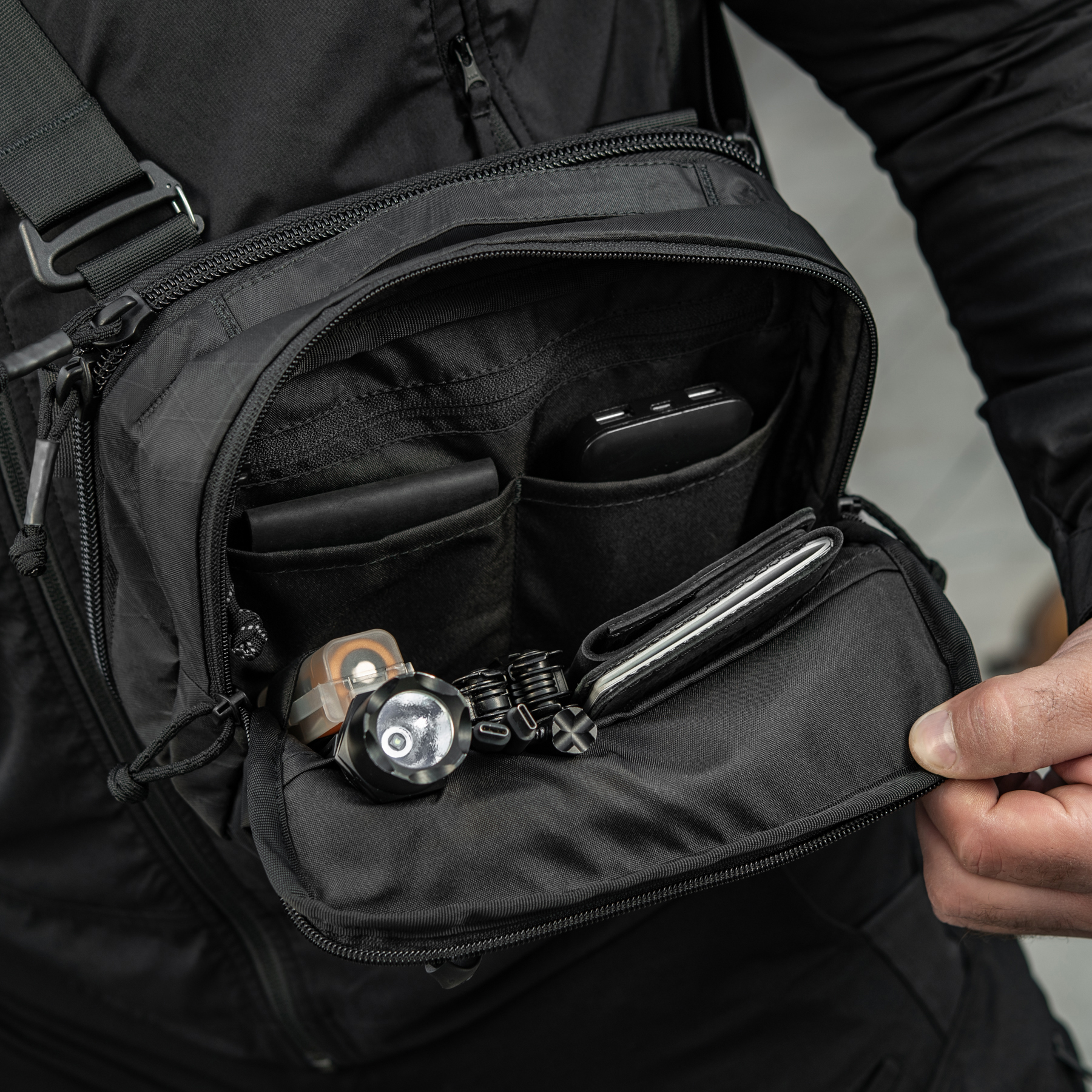 M-Tac сумка EDC Bag X-Pac Elite Black — 44