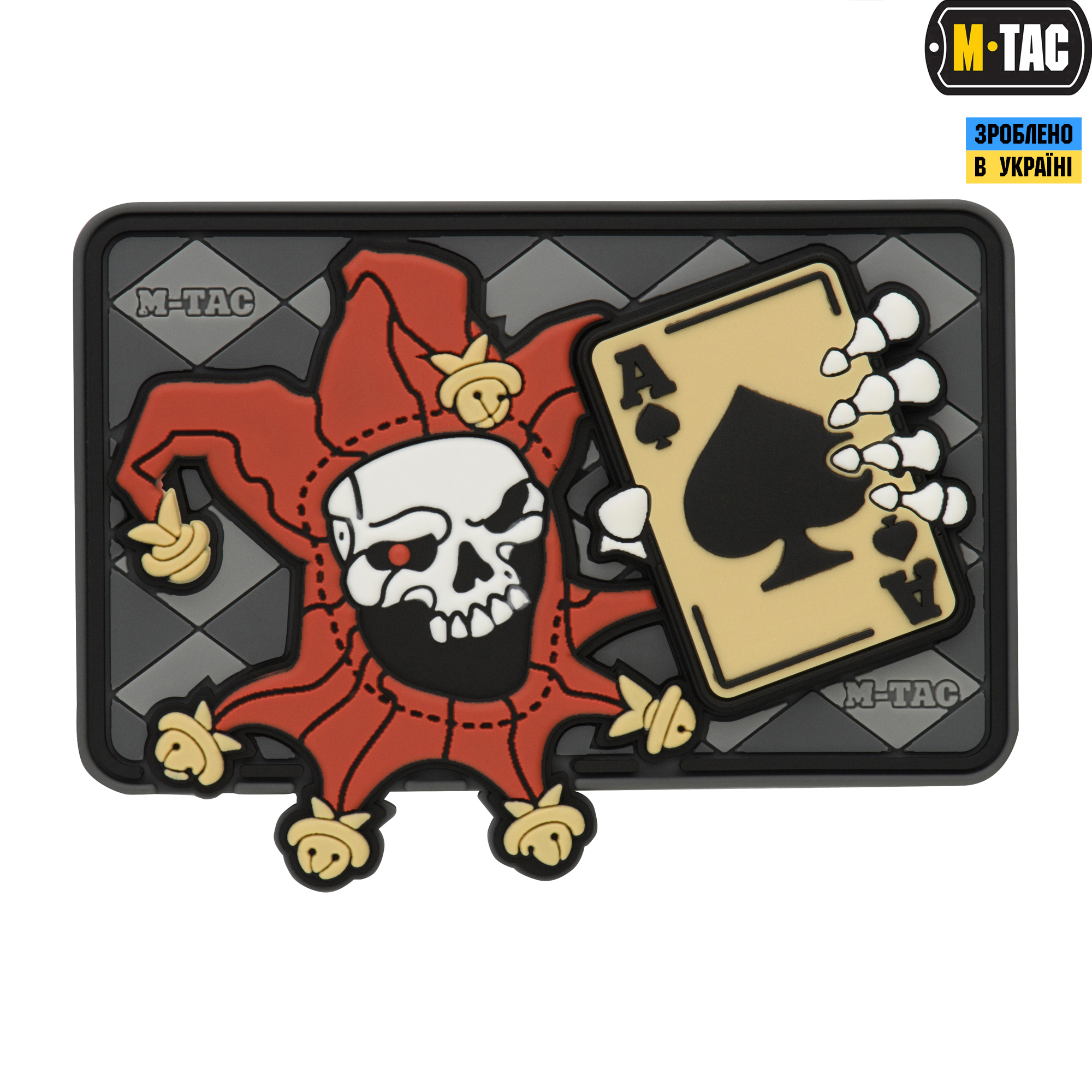 M-Tac нашивка Joker Skull 3D PVC — 2