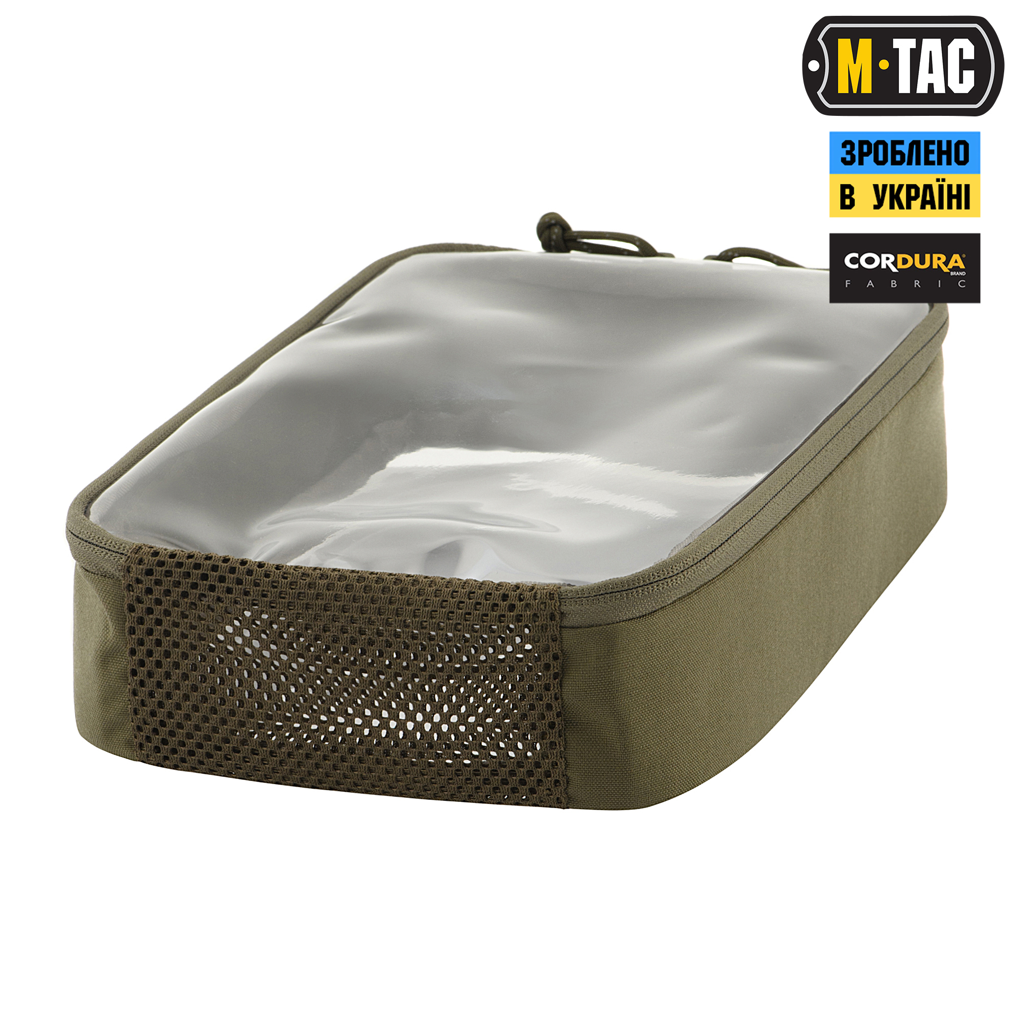 M-Tac органайзер утилитарный прозрачный Elite Large (30х19 см) Ranger Green — 6