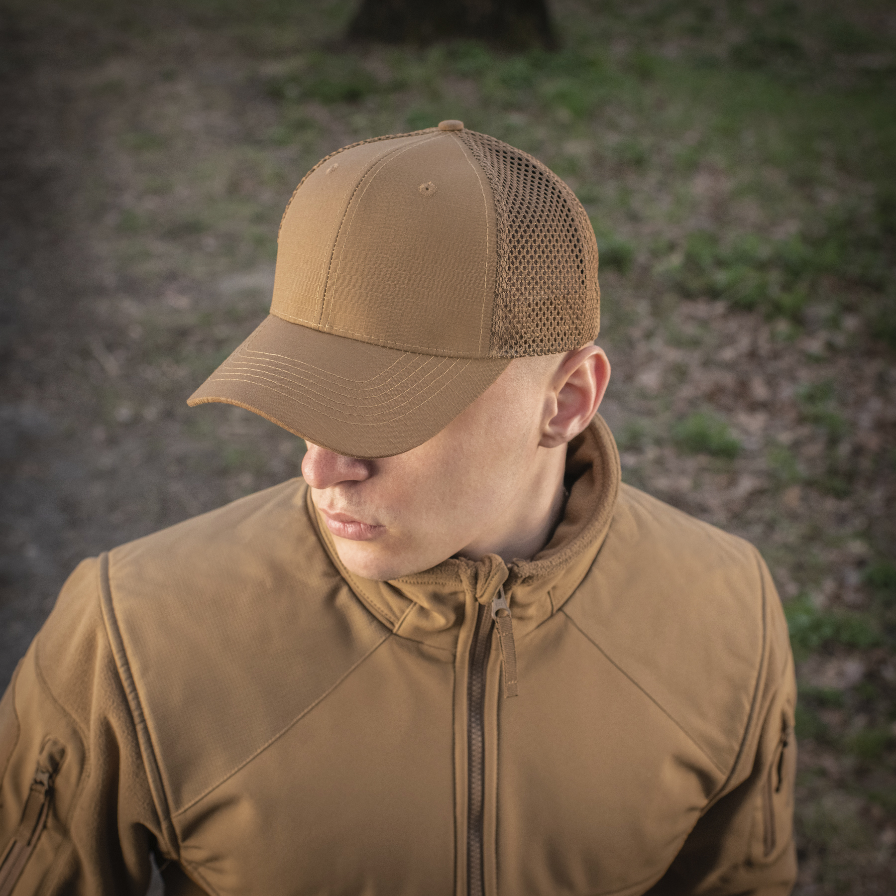 M-Tac бейсболка с сеткой Flex рип-стоп Coyote Brown — 9