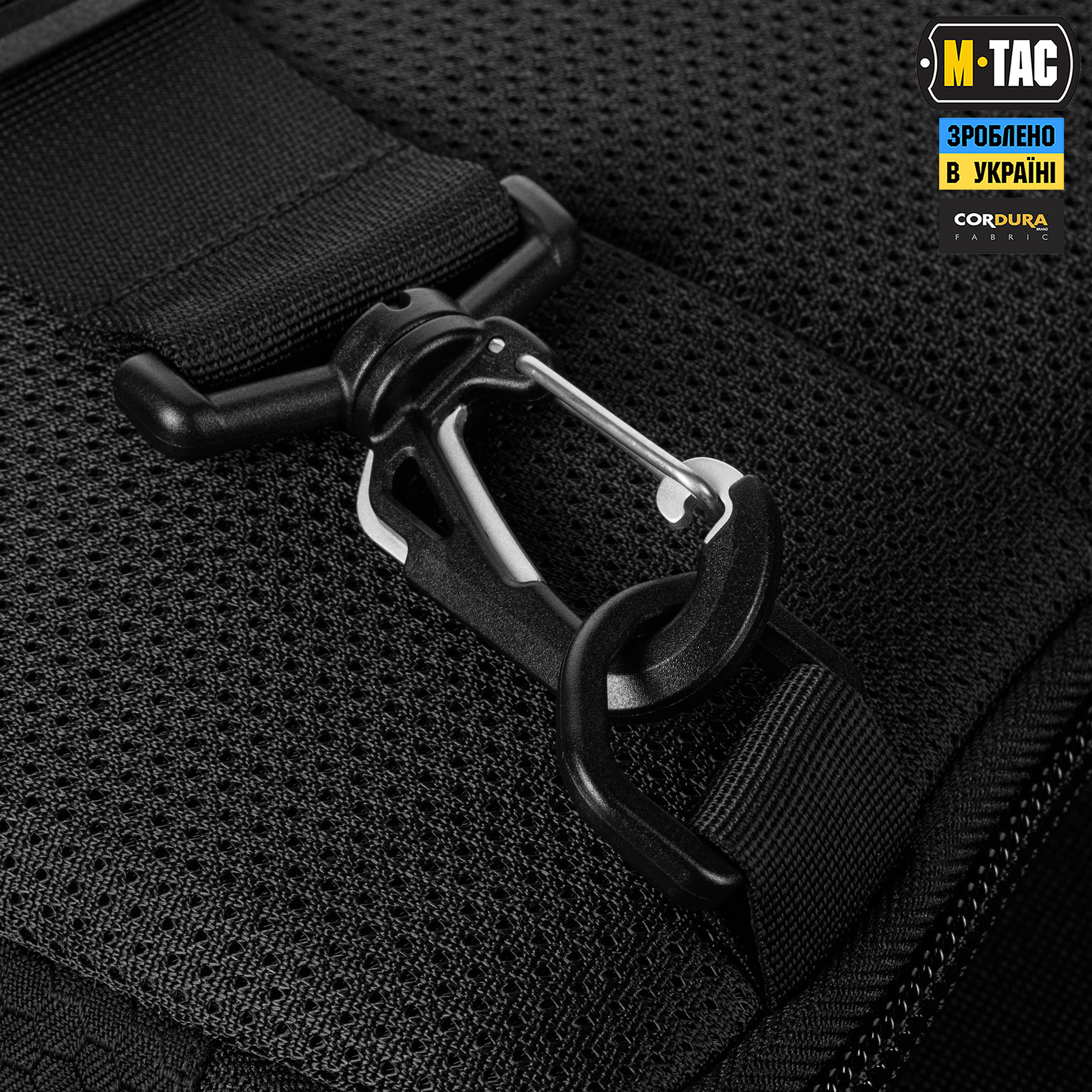 M-Tac сумка Admin Bag Medium Elite с липучкой Hex Black — 10