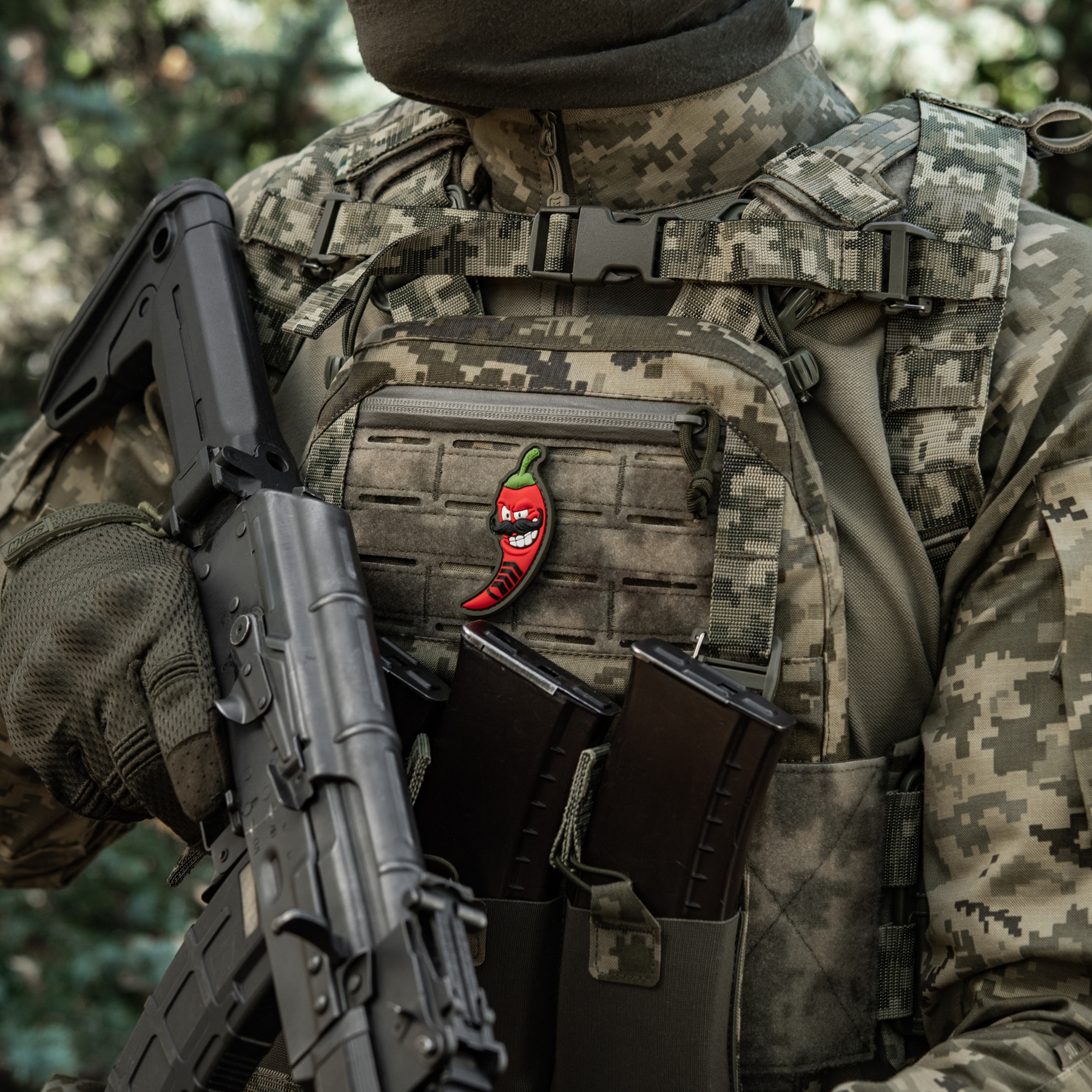 M-Tac нашивка Перчик 3D головний майстер сержант (PVC) — 14