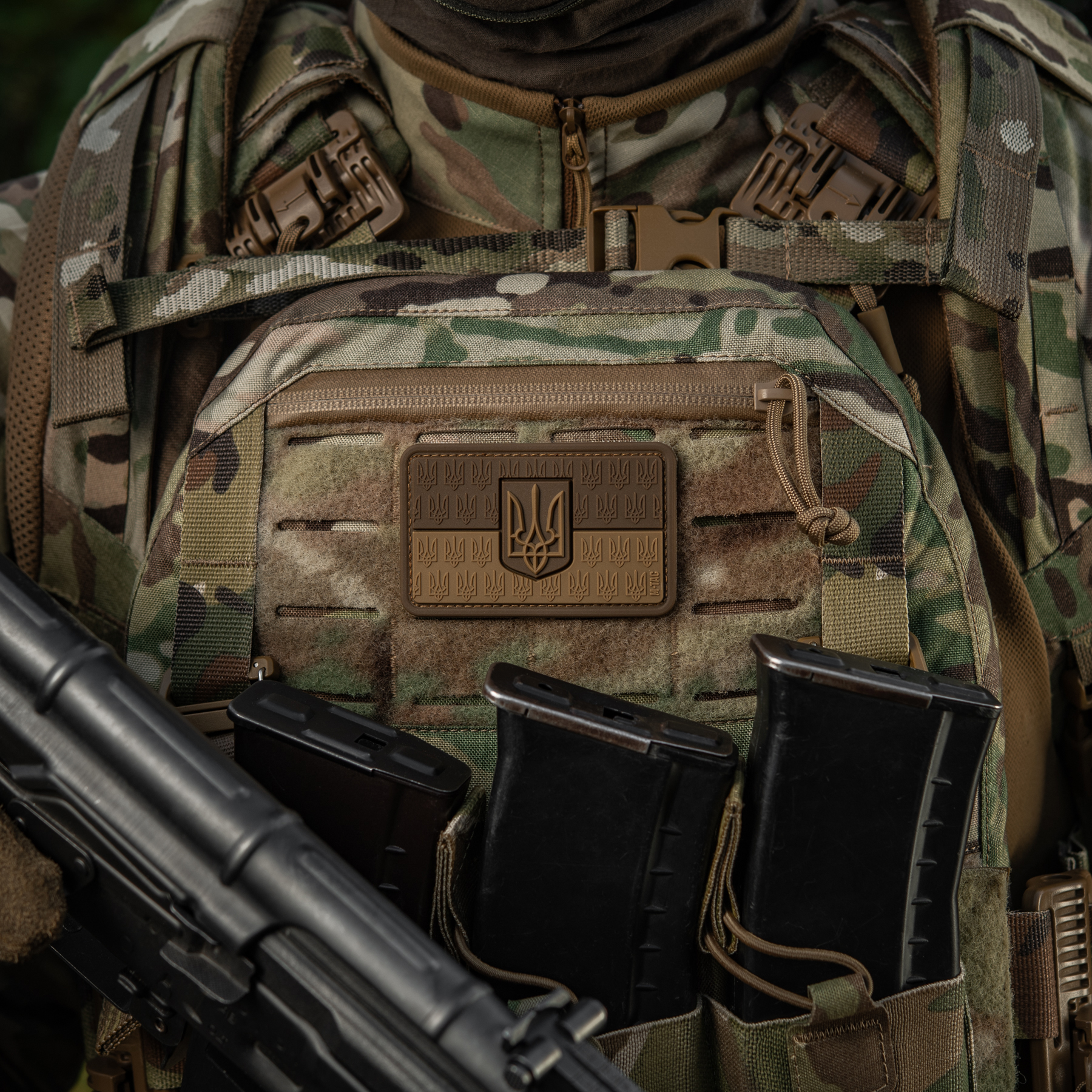 M-Tac нашивка прапор України з гербом рельєфний PVC Coyote — 6