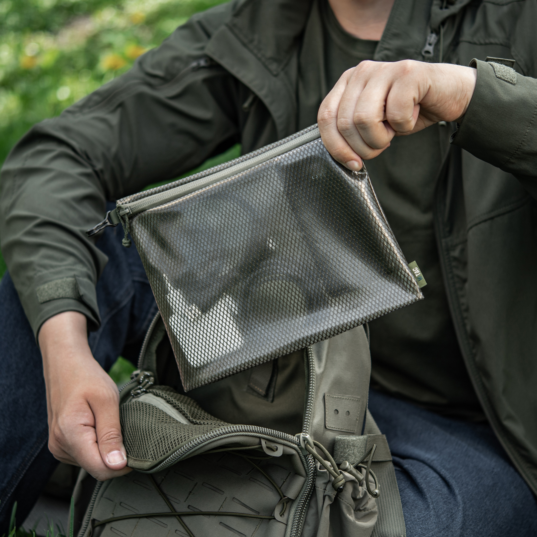 M-Tac комплект органайзеров Zip Pocket Set Elite Ranger Green — 26