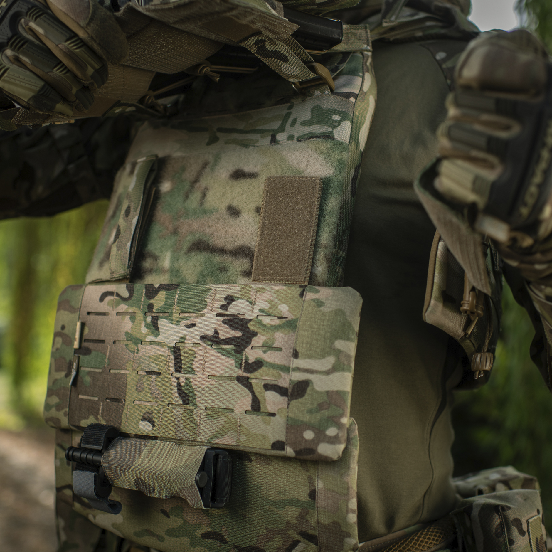 M-Tac защита живота с баллистическим пакетом 1 класс защиты (FMS) Laser Cut Multicam — 35
