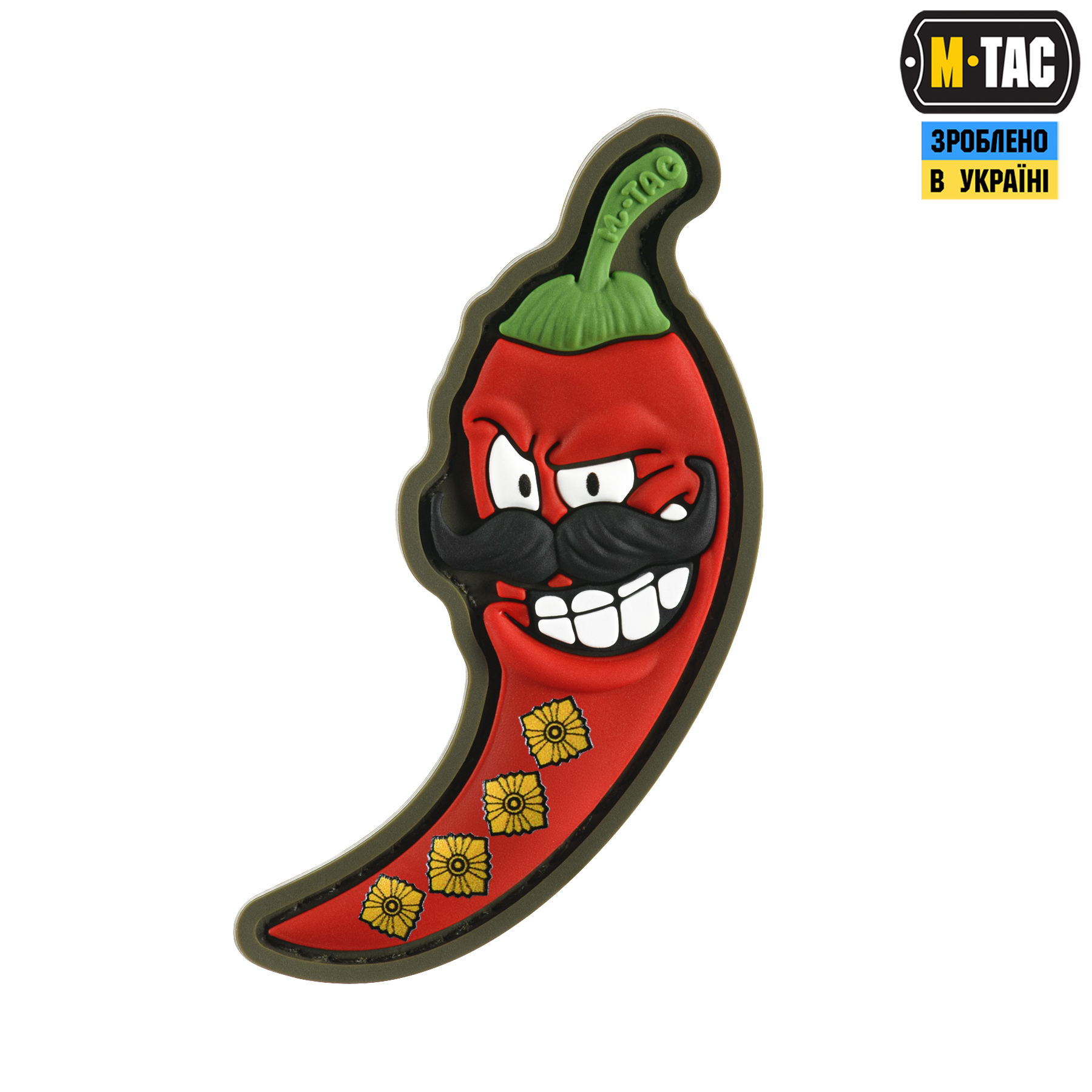 M-Tac нашивка Перчик 3D капітан (PVC) — 2