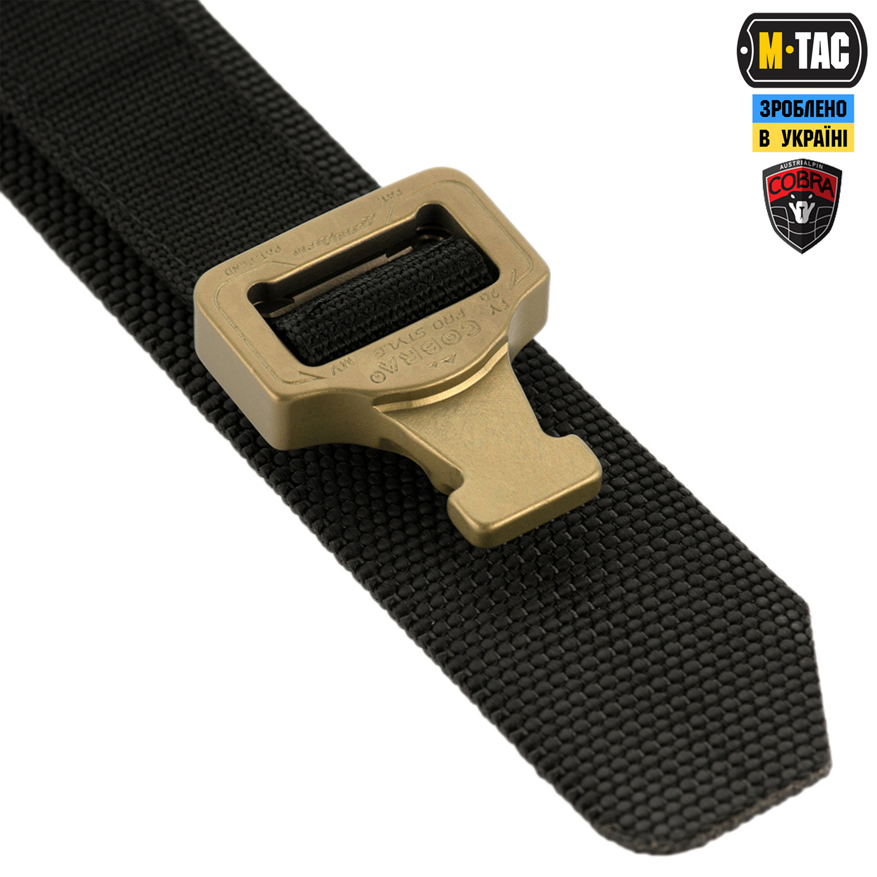 M-Tac ремень Cobra Buckle Belt Black — 5