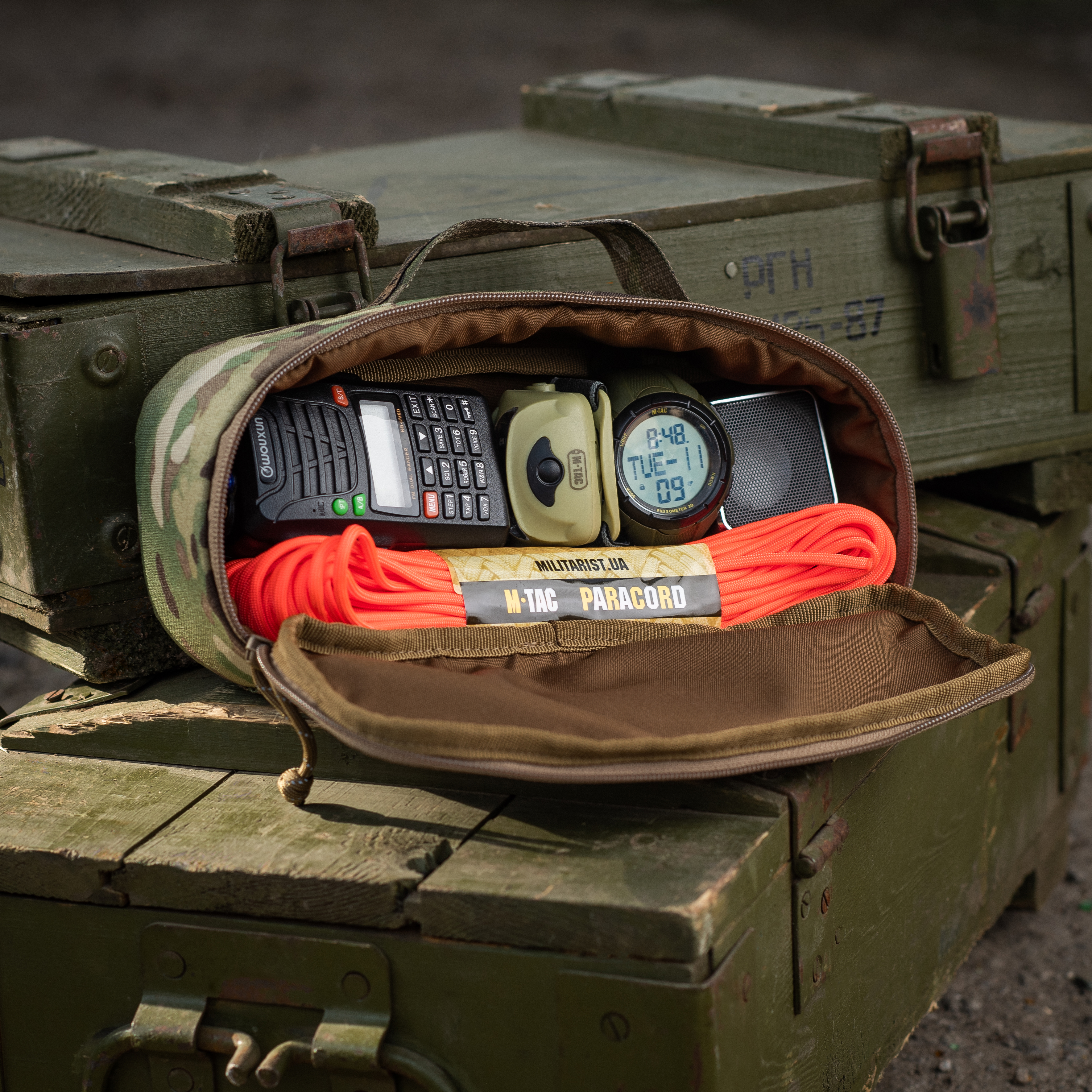 M-Tac органайзер утилитарный Elite Medium (26х11 см) Multicam — 10