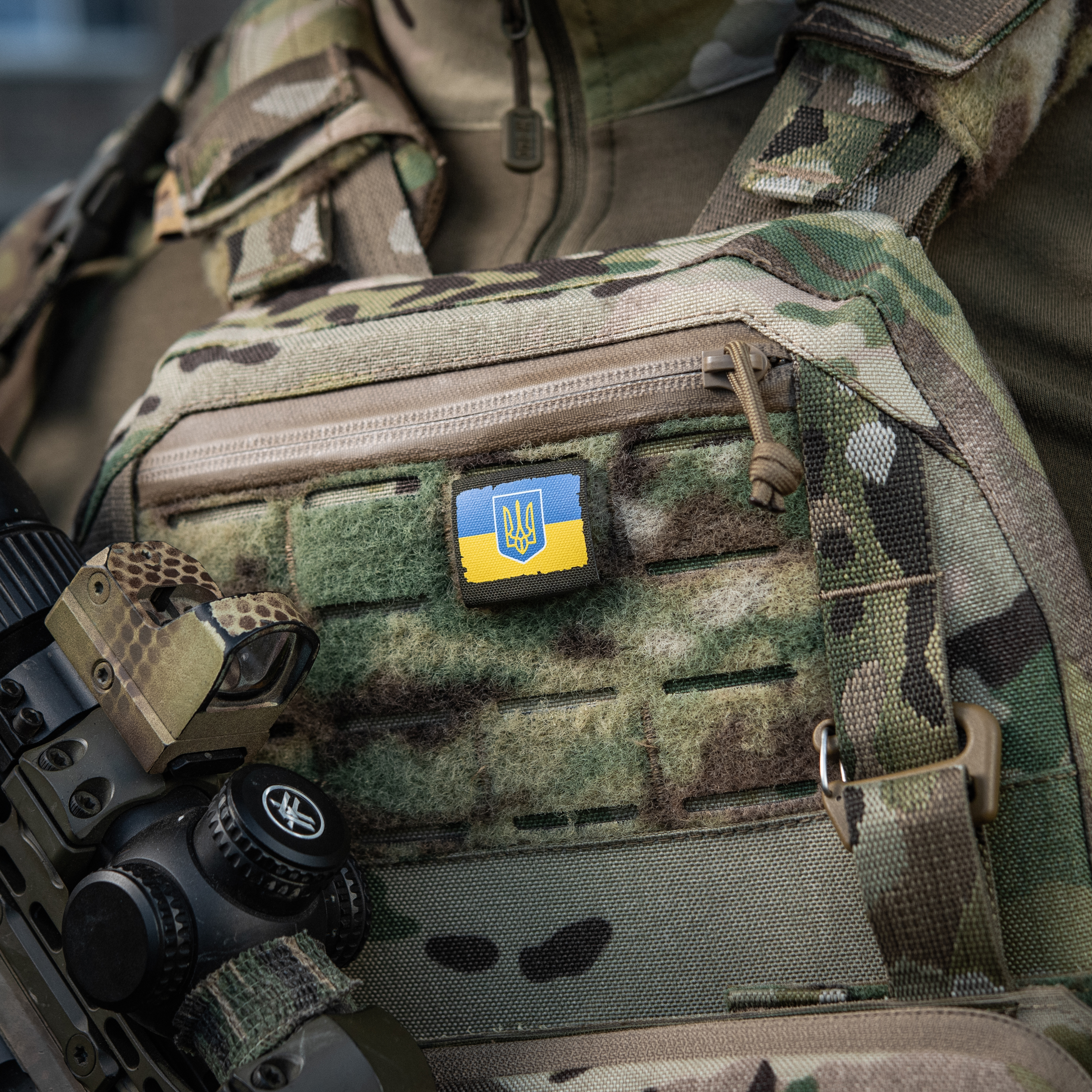 M-Tac MOLLE Patch Прапор України з гербом Full Color/Ranger Green — 8