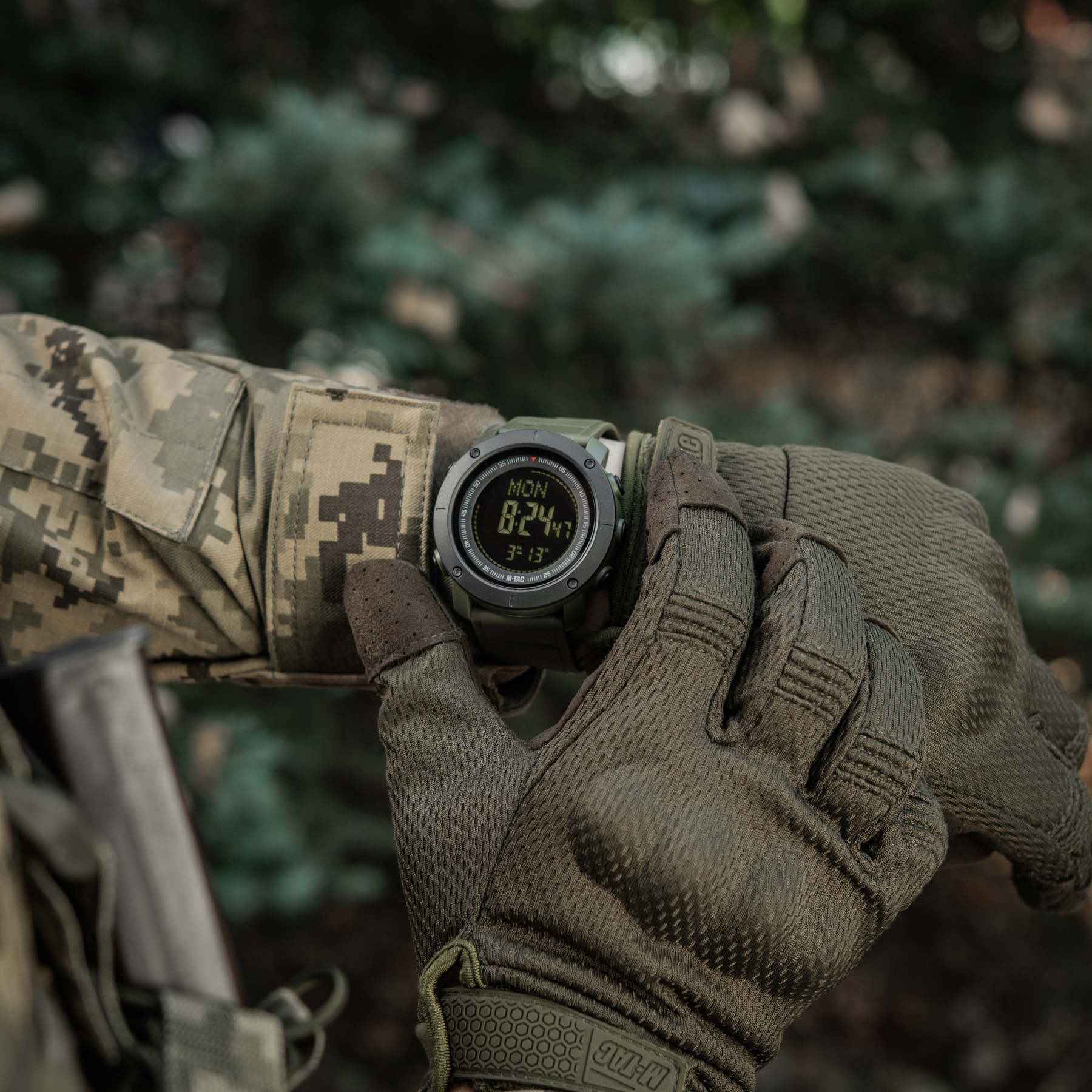 M-Tac часы тактические с компасом 2095 Army Green — 12