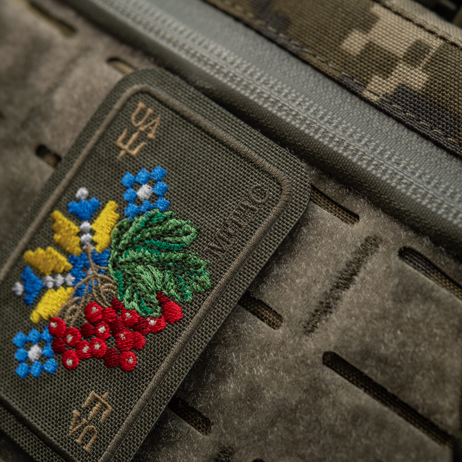 M-Tac нашивка Орнамент Калина (вышивка) Ranger Green — 6