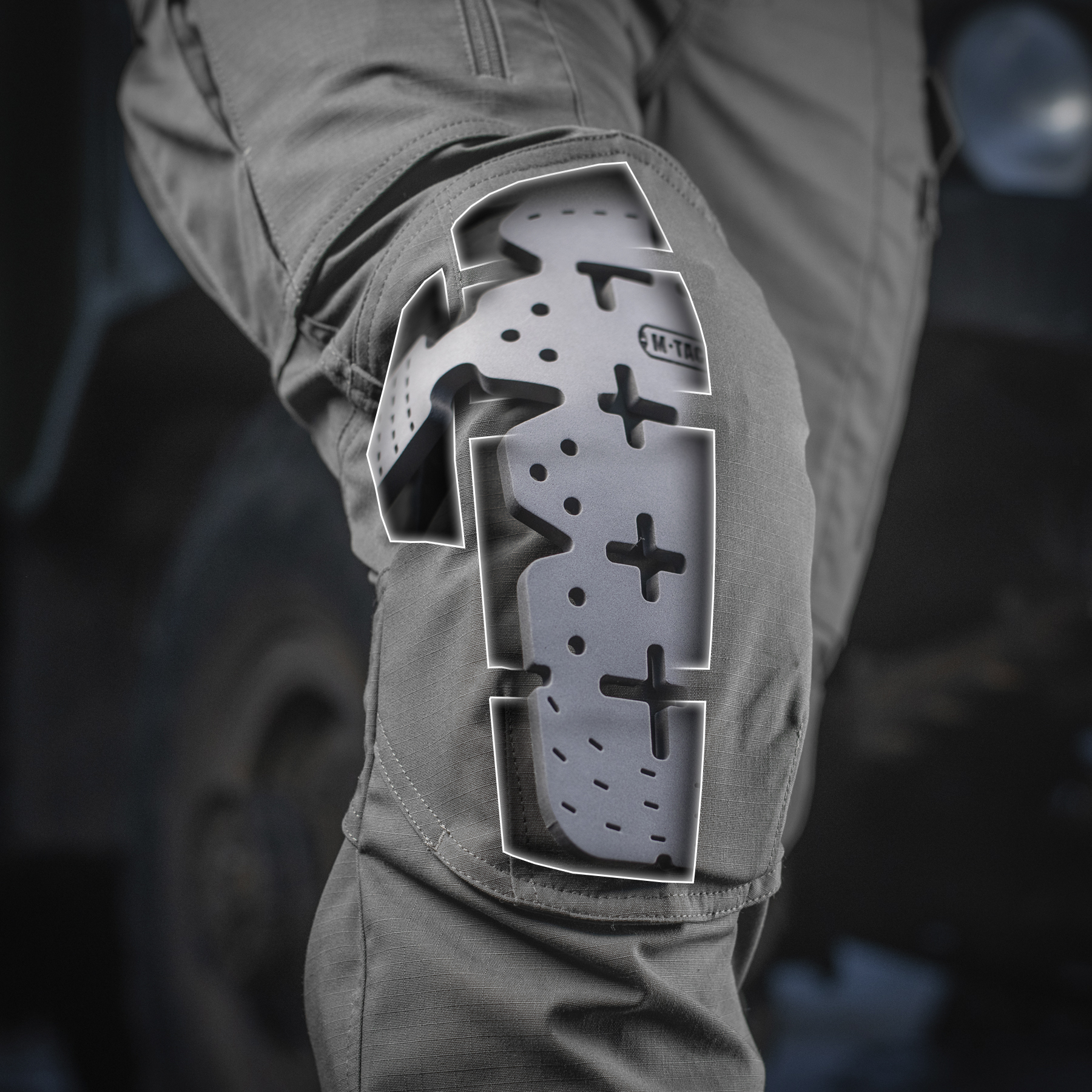 M-Tac наколенники-вставки EVA (пара) Gen.II Grey — 11