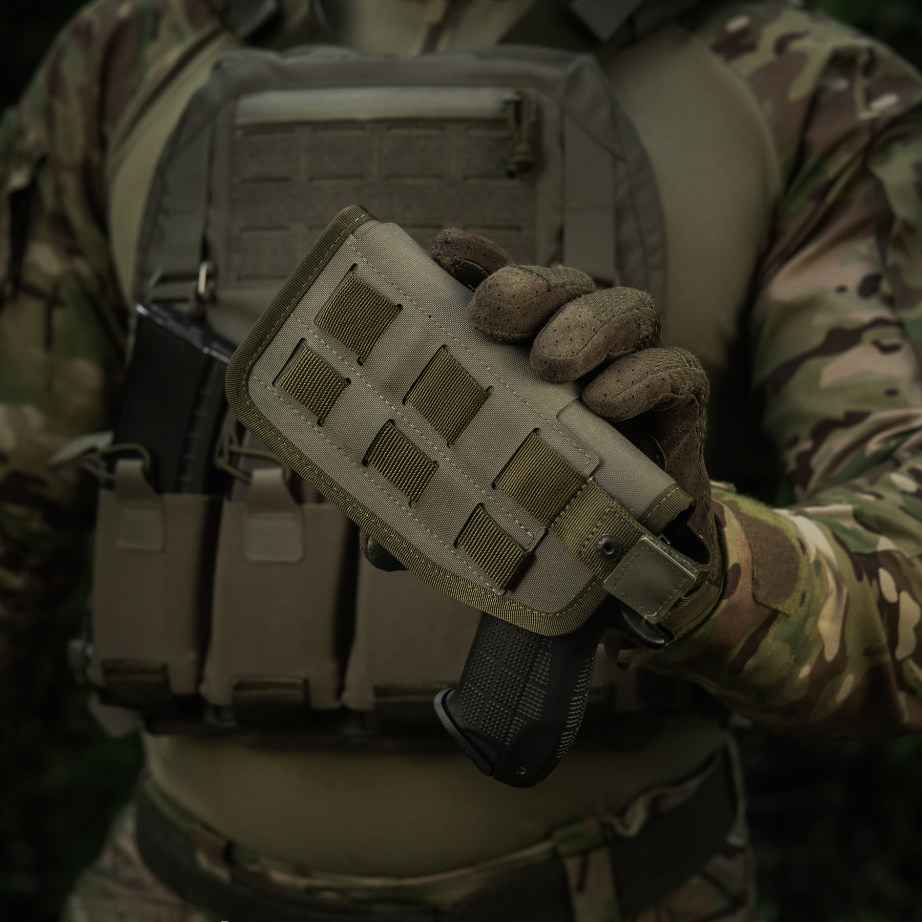 M-Tac кобура универсальная Elite Rights Ranger Green — 17