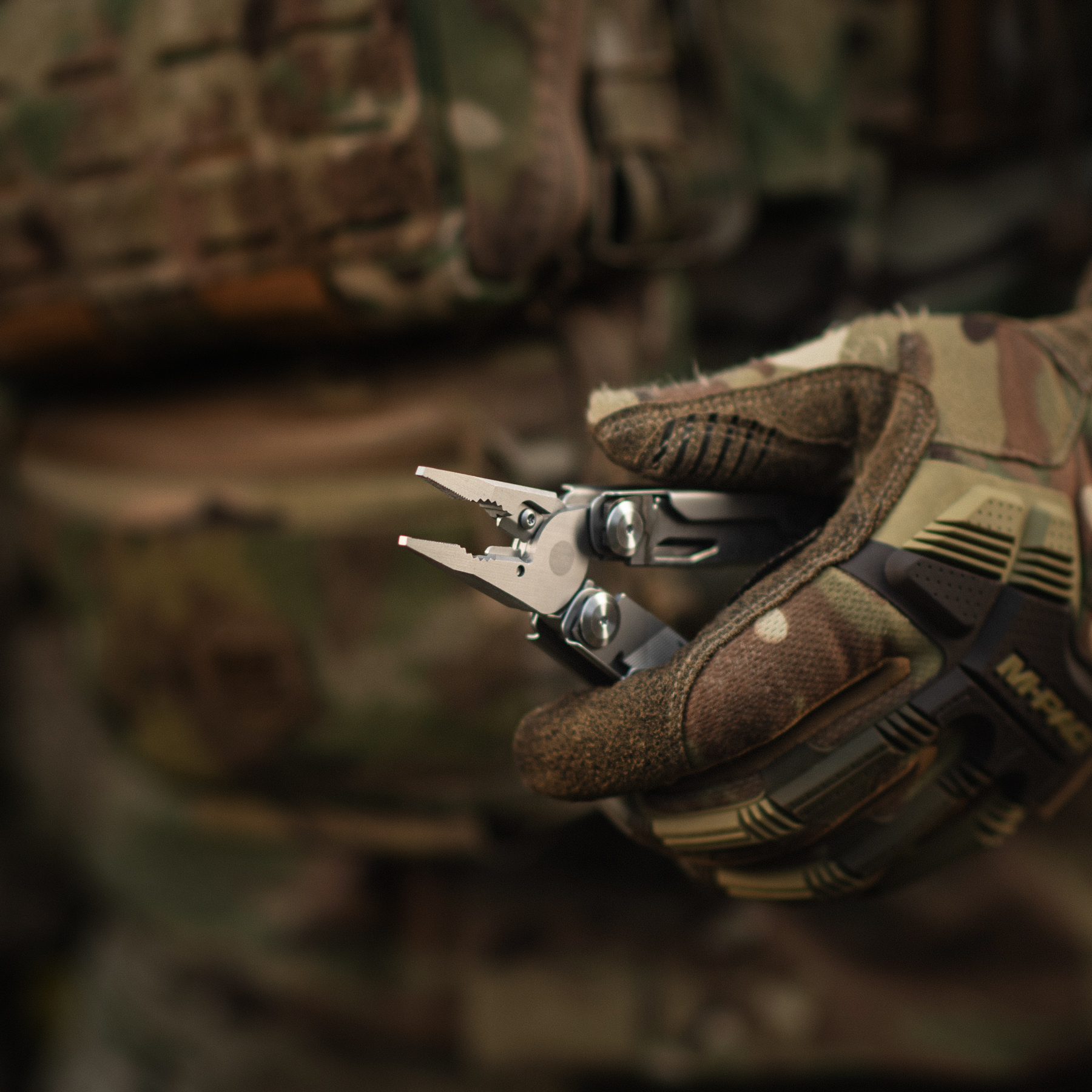 M-Tac мультитул Type 12 Steel/Damascus — 33