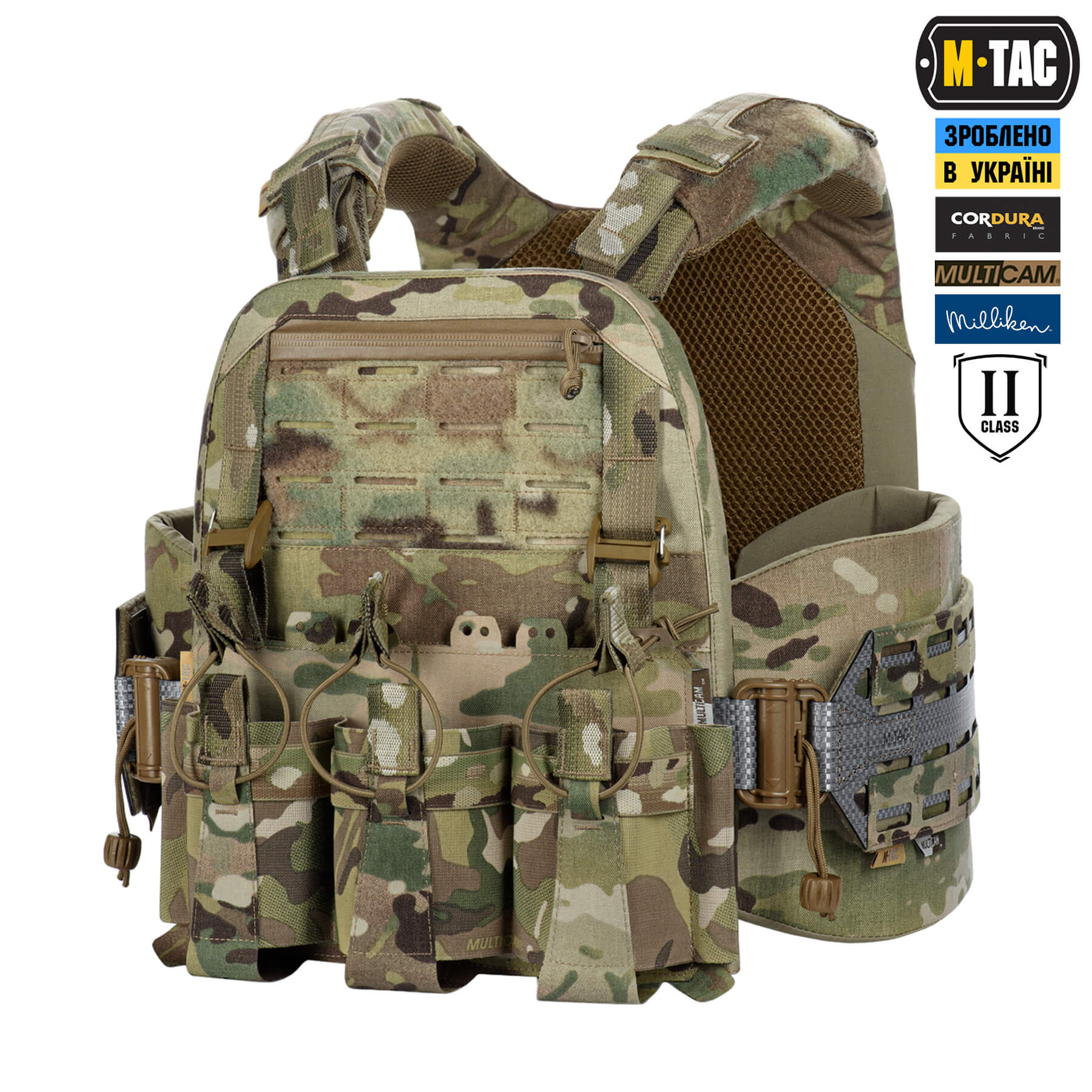 M-Tac плитоноска Cuirass Tiger Elite 2 класс защиты (размер плиты M) Multicam — 2
