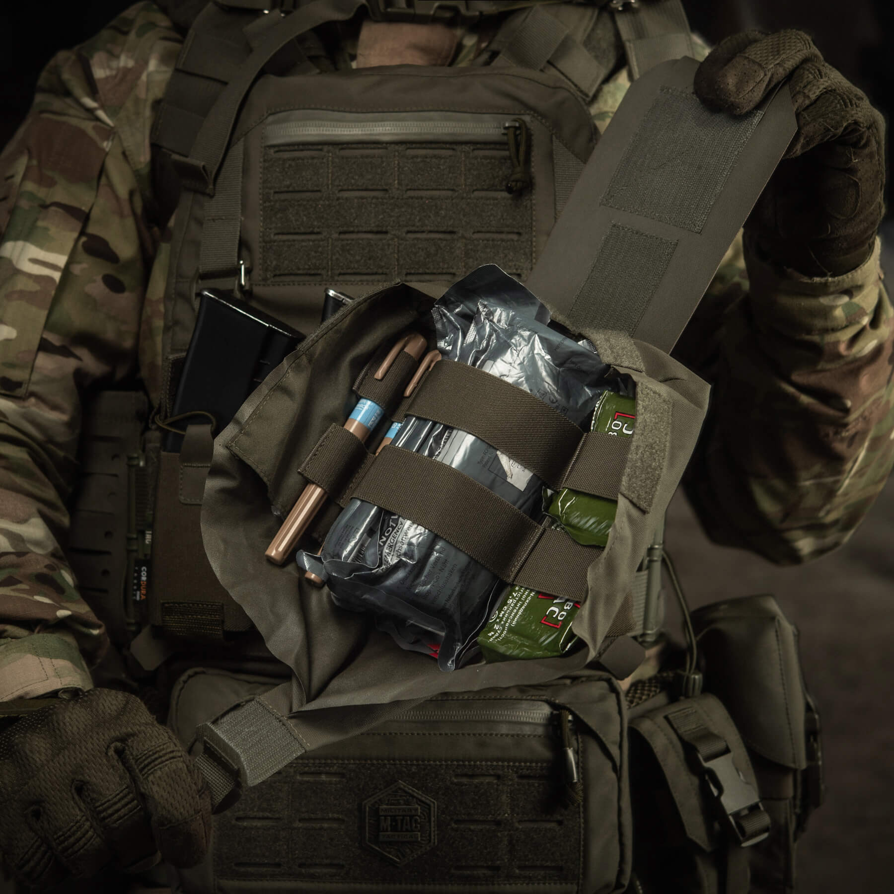 M-Tac подсумок медицинский вертикальный Large Gen.II Elite Ranger Green — 26