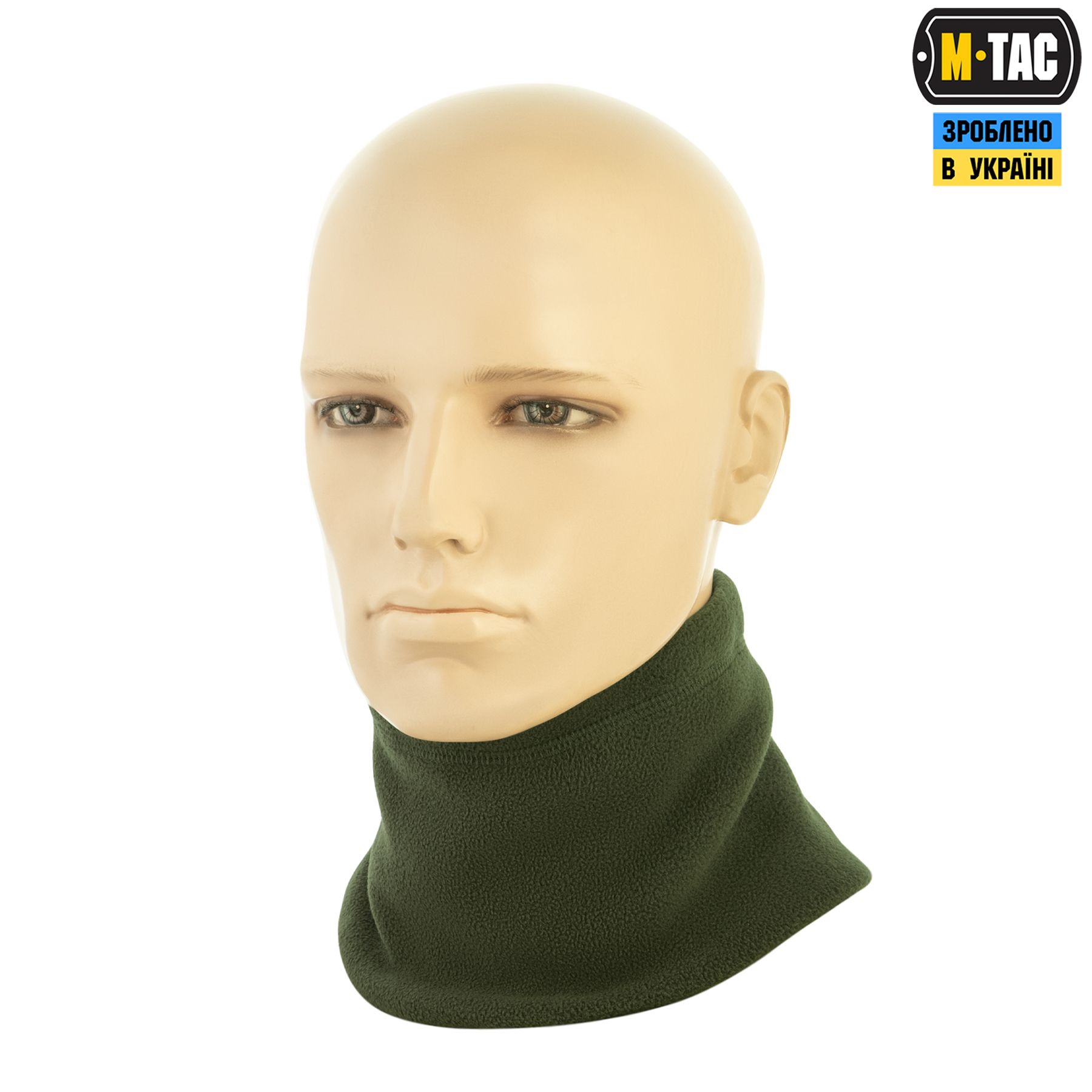 M-Tac шарф-труба Elite короткий с затяжкой флис (320г/м2) Army Olive — 3